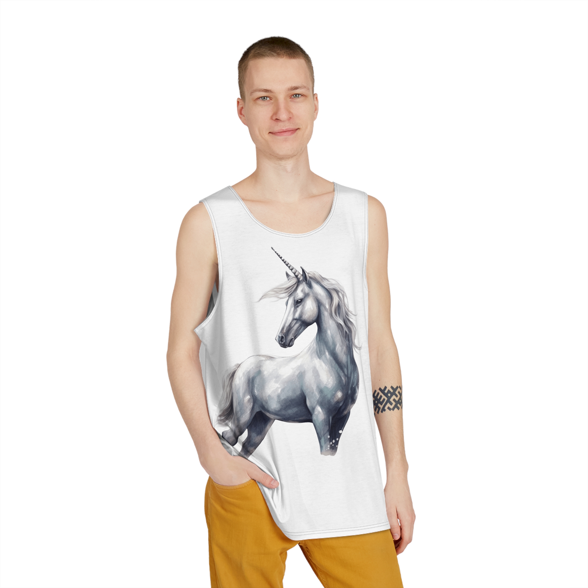 Unicorns 390 Mens Tank Aop - Image 3