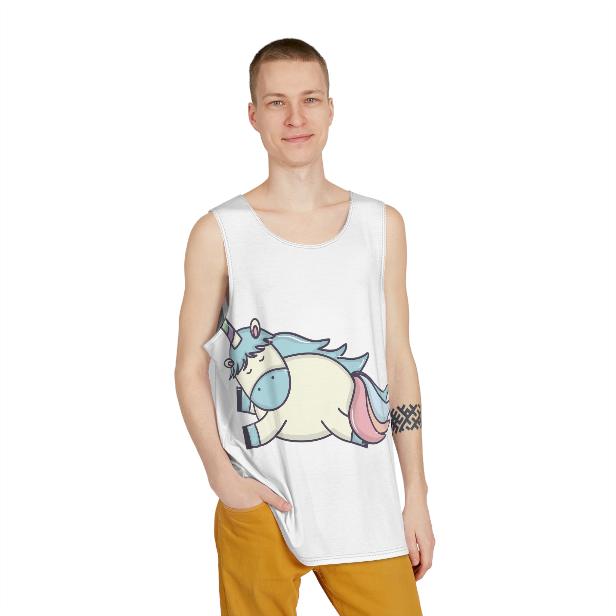 Unicorns 95 Mens Tank Aop - Image 3