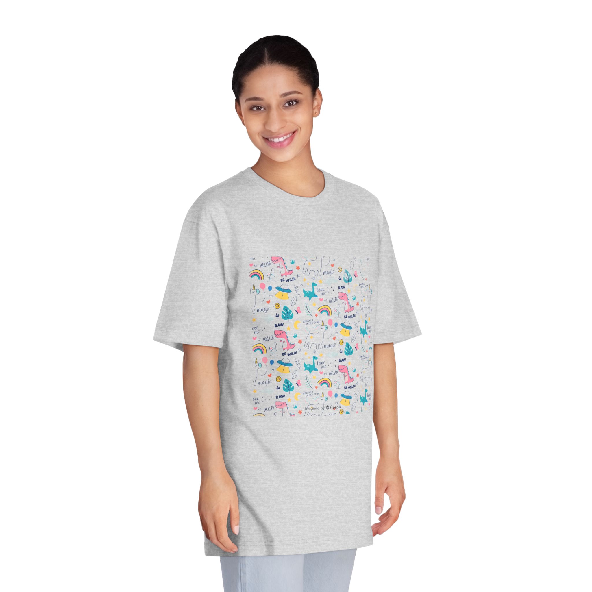 Unicorn V156 Unisex Classic Crewneck T Shirt - Image 15