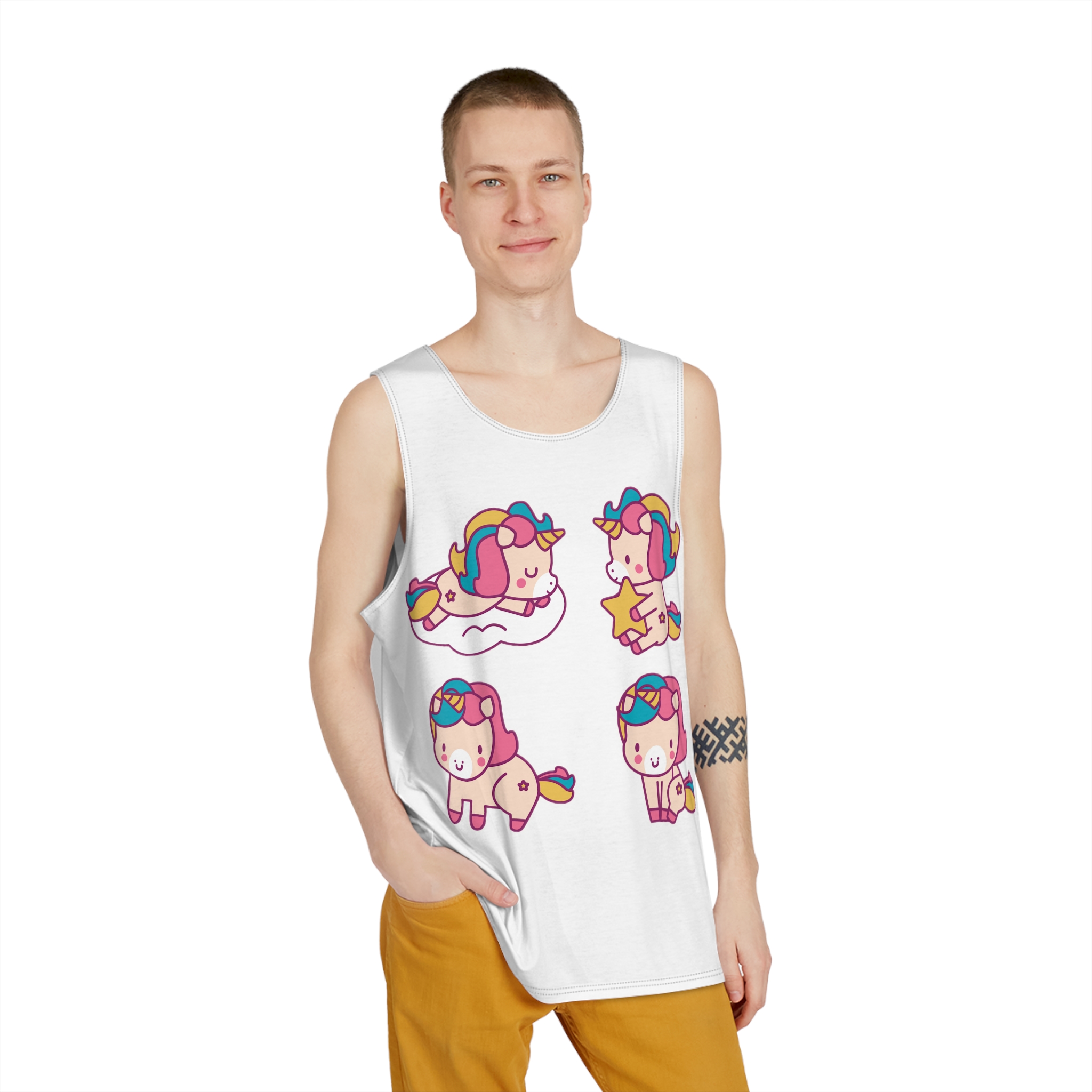 Unicorn V317 Mens Tank Aop - Image 3