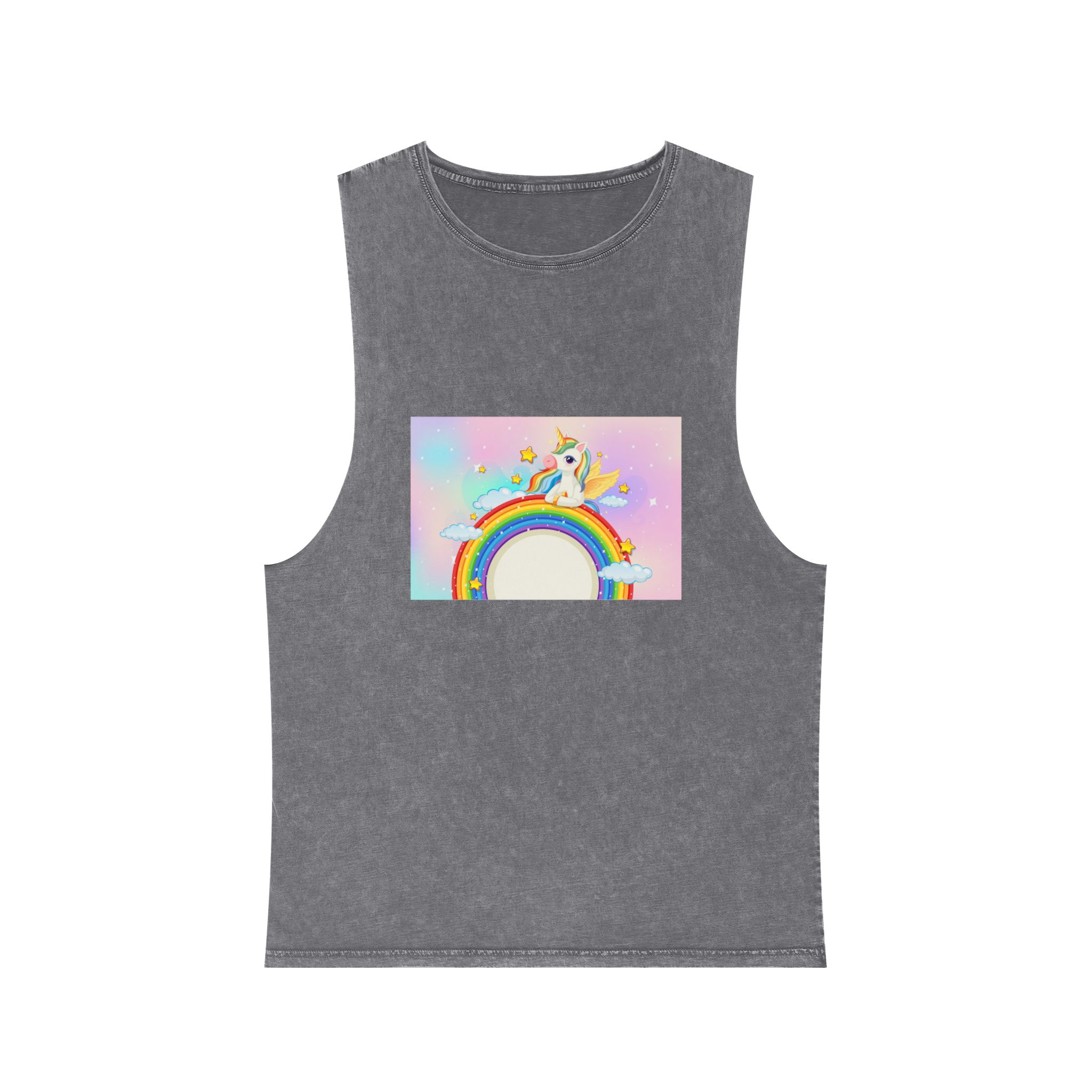 Unicorn V467 Unisex Stonewash Tank Top - Image 9