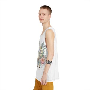 Watercolor Forest Cartoon Isolated Cute Baby Unicorn Animal Illustration Ai Generative Copy Mens Tank Aop