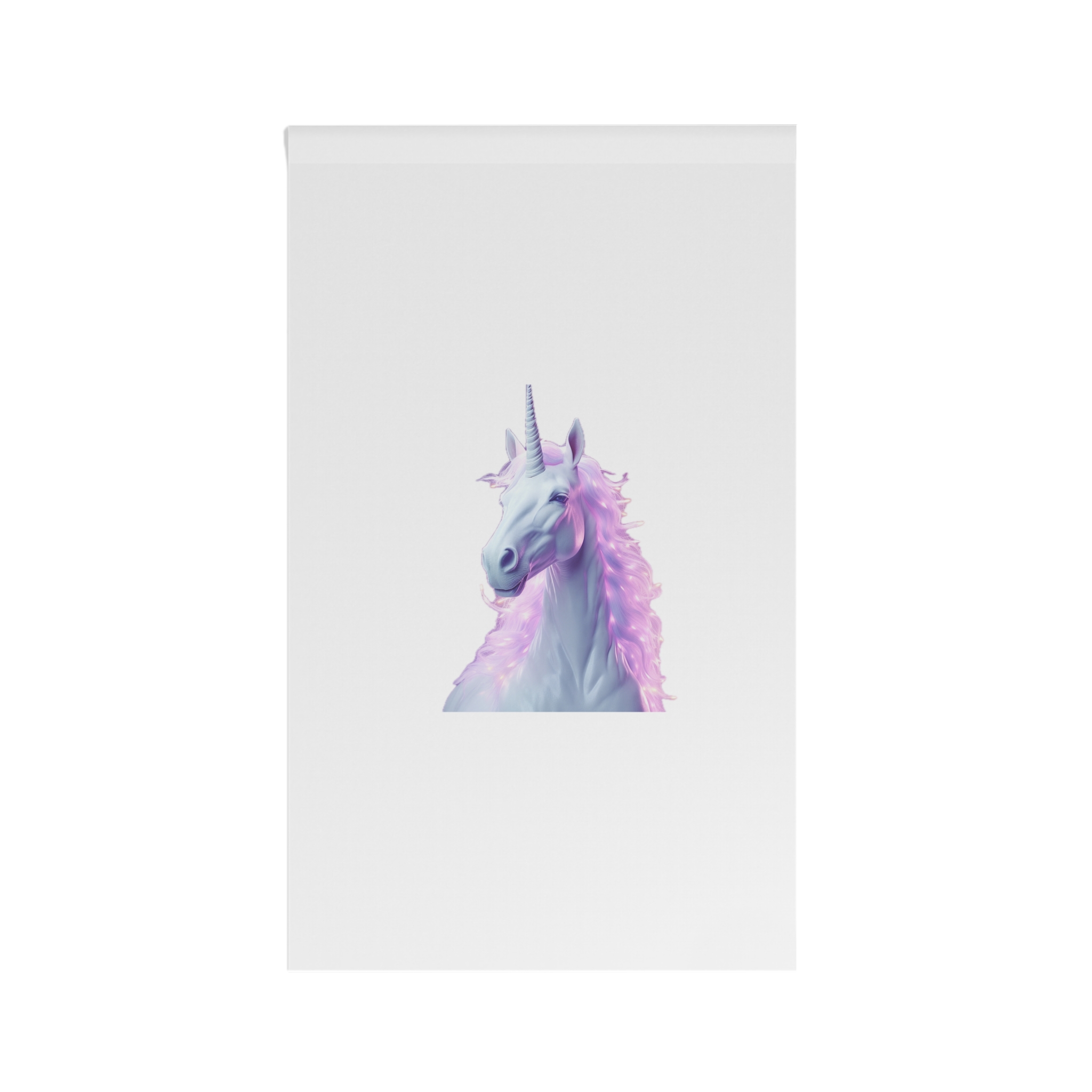 Unicorn With Pink Tone Colors House Banner