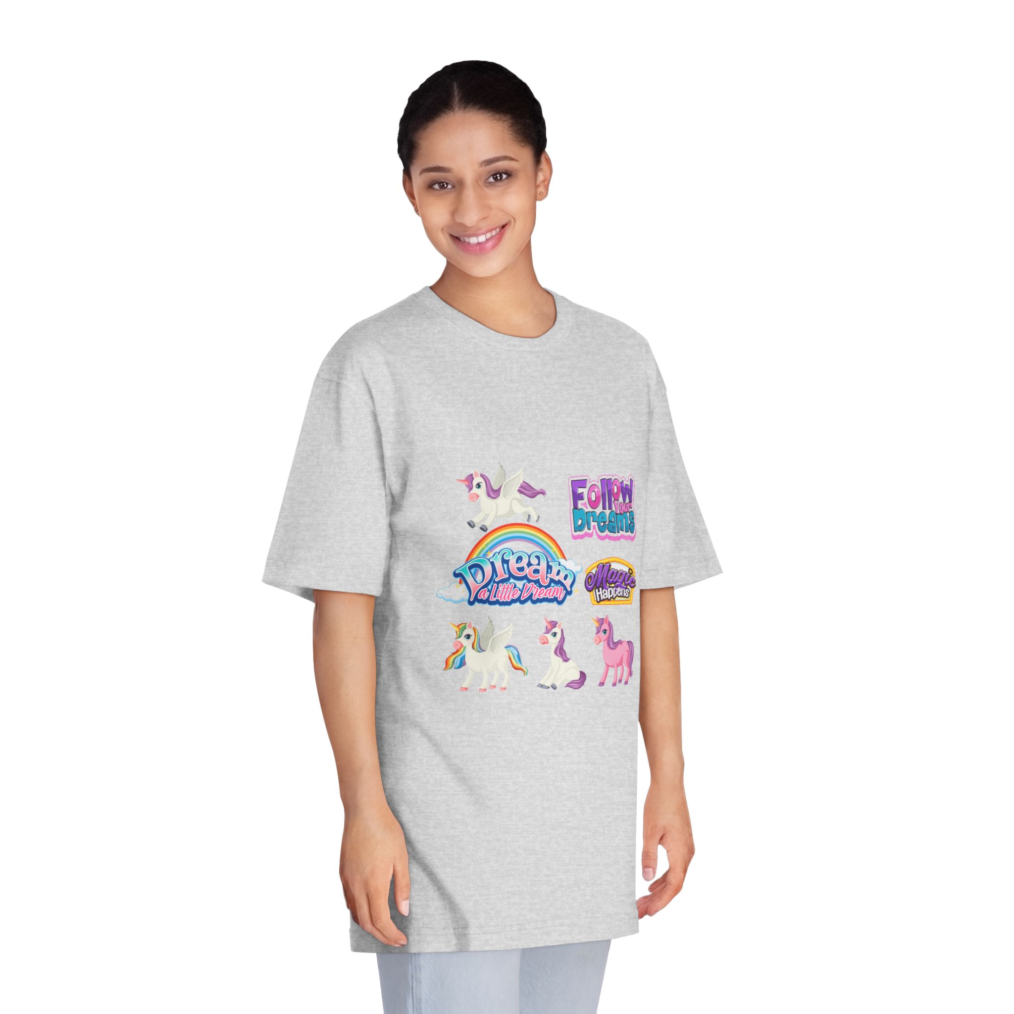 Unicorn V744 Unisex Classic Crewneck T Shirt - Image 15