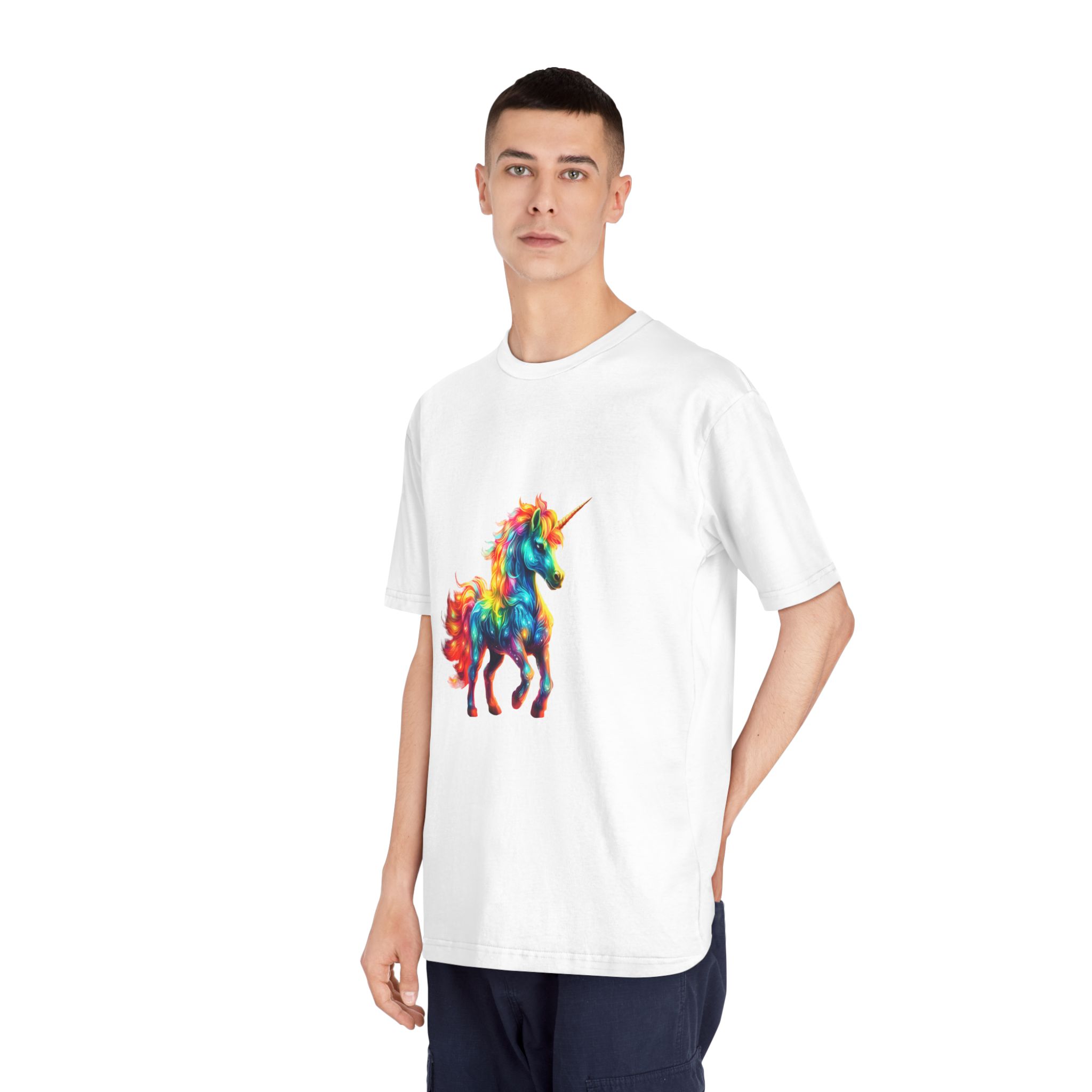 Unicorns 218 Unisex Classic Crewneck T Shirt - Image 4
