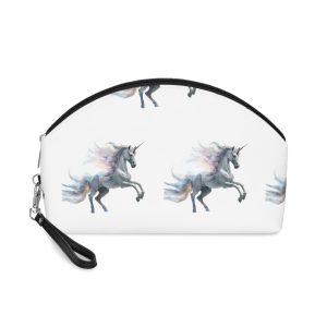 Unicorn With White Background High Quality Ultra Hd Makeup Bag