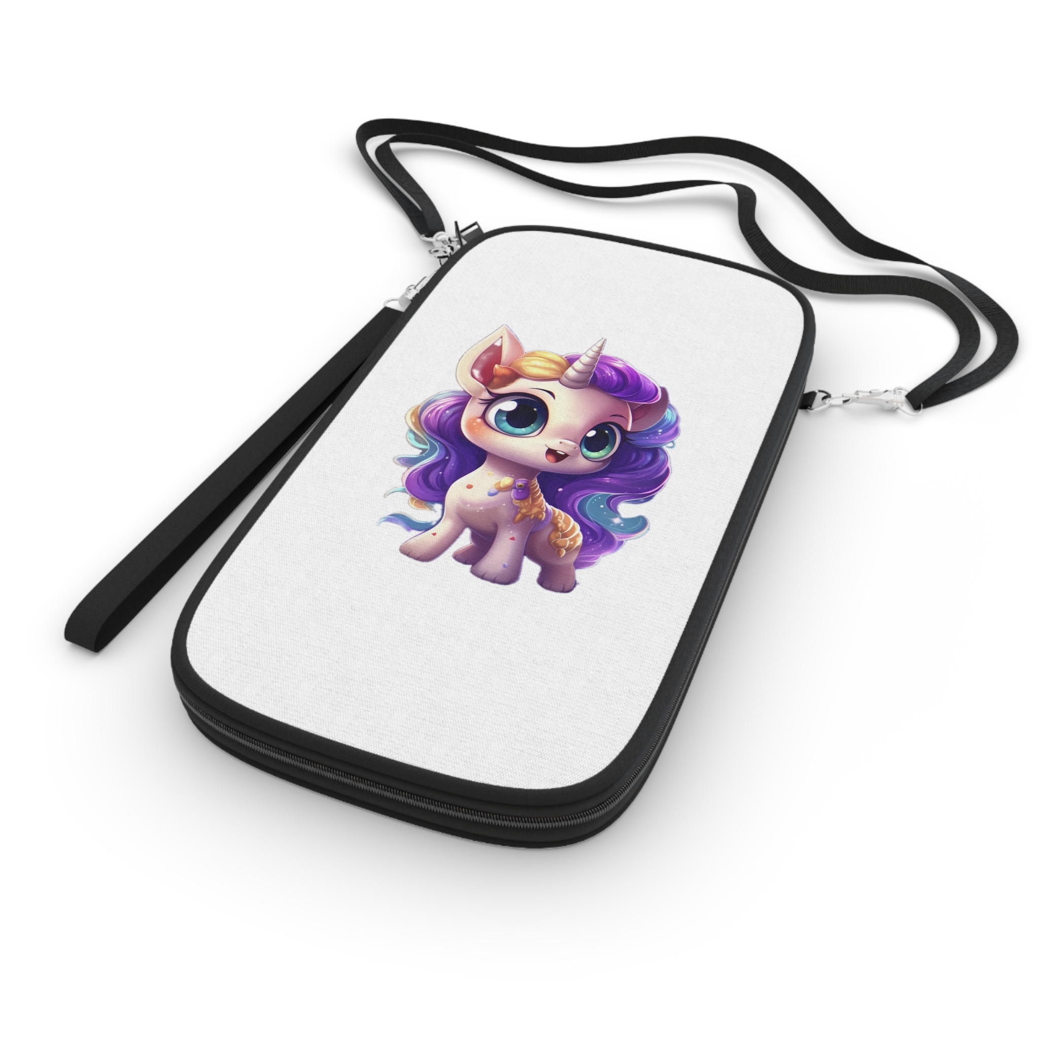Beautiful Cute Baby Unicorn (1) Copy Passport Wallet - Image 3
