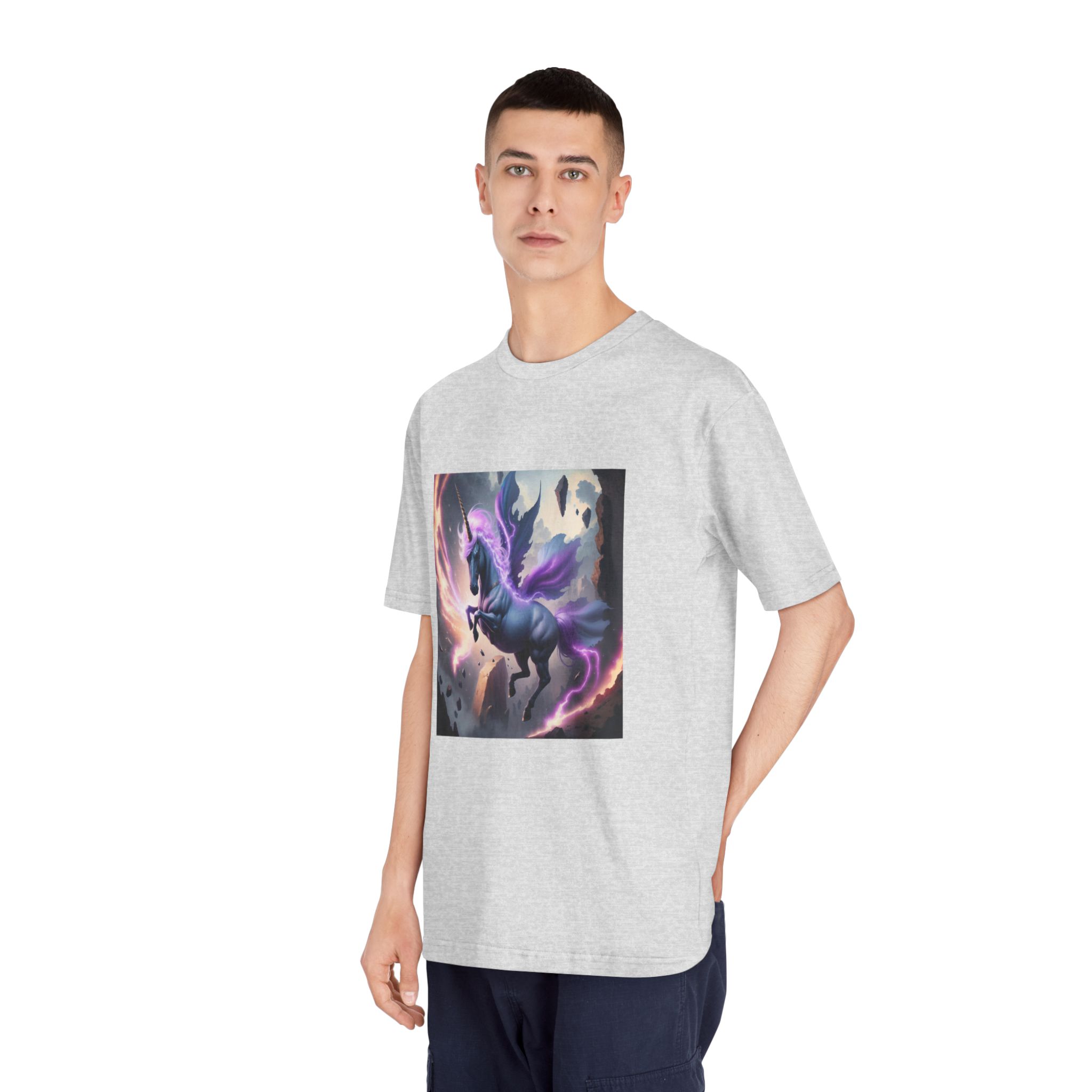 Unicorn Painting Unisex Classic Crewneck T Shirt - Image 16