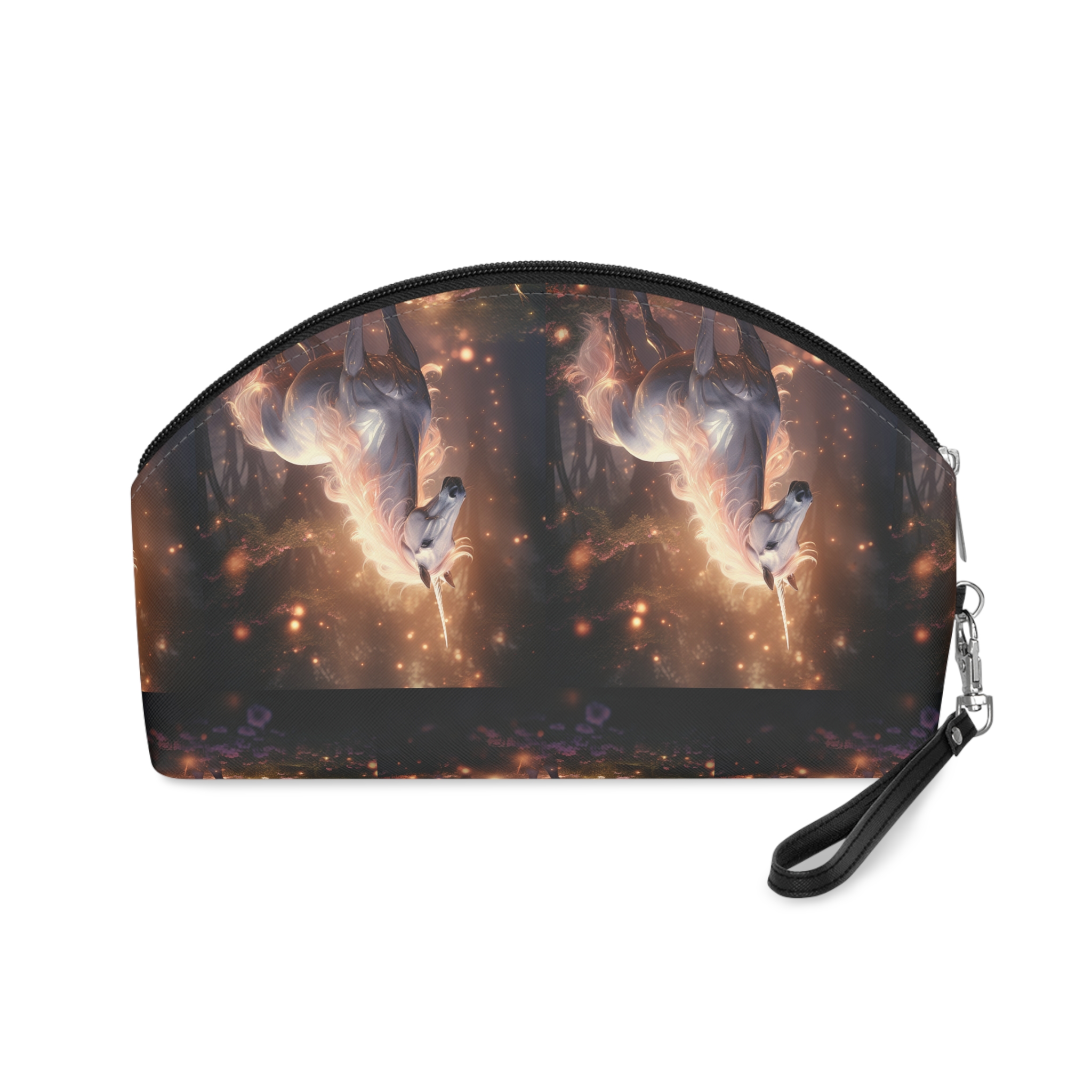 Unicorn With Light Shining Its Mane Makeup Bag - Image 2