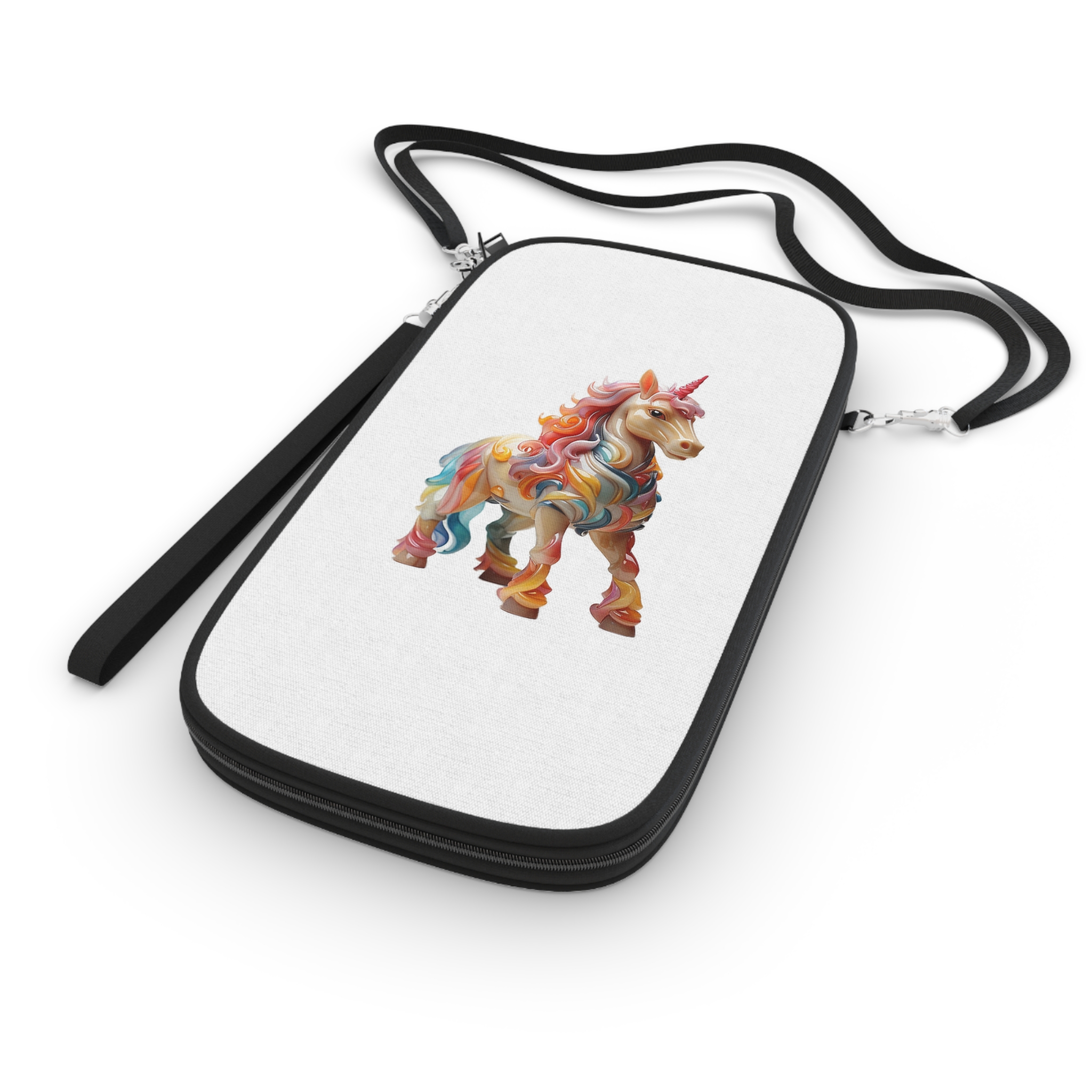 Colorful 3d Mythical Unicorn (1) Copy Passport Wallet - Image 3