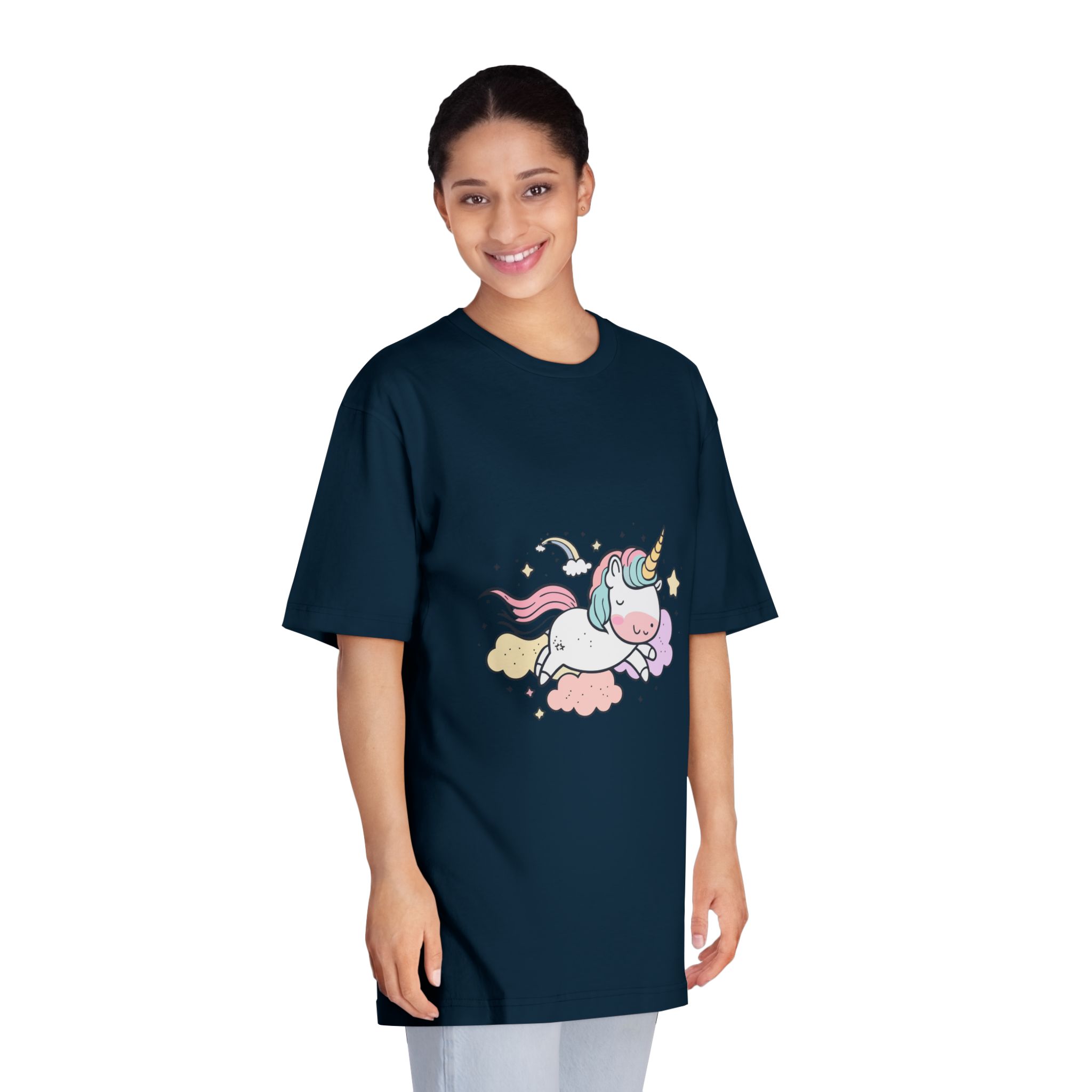 Unicorn Kawaii Vector Unisex Classic Crewneck T Shirt - Image 19