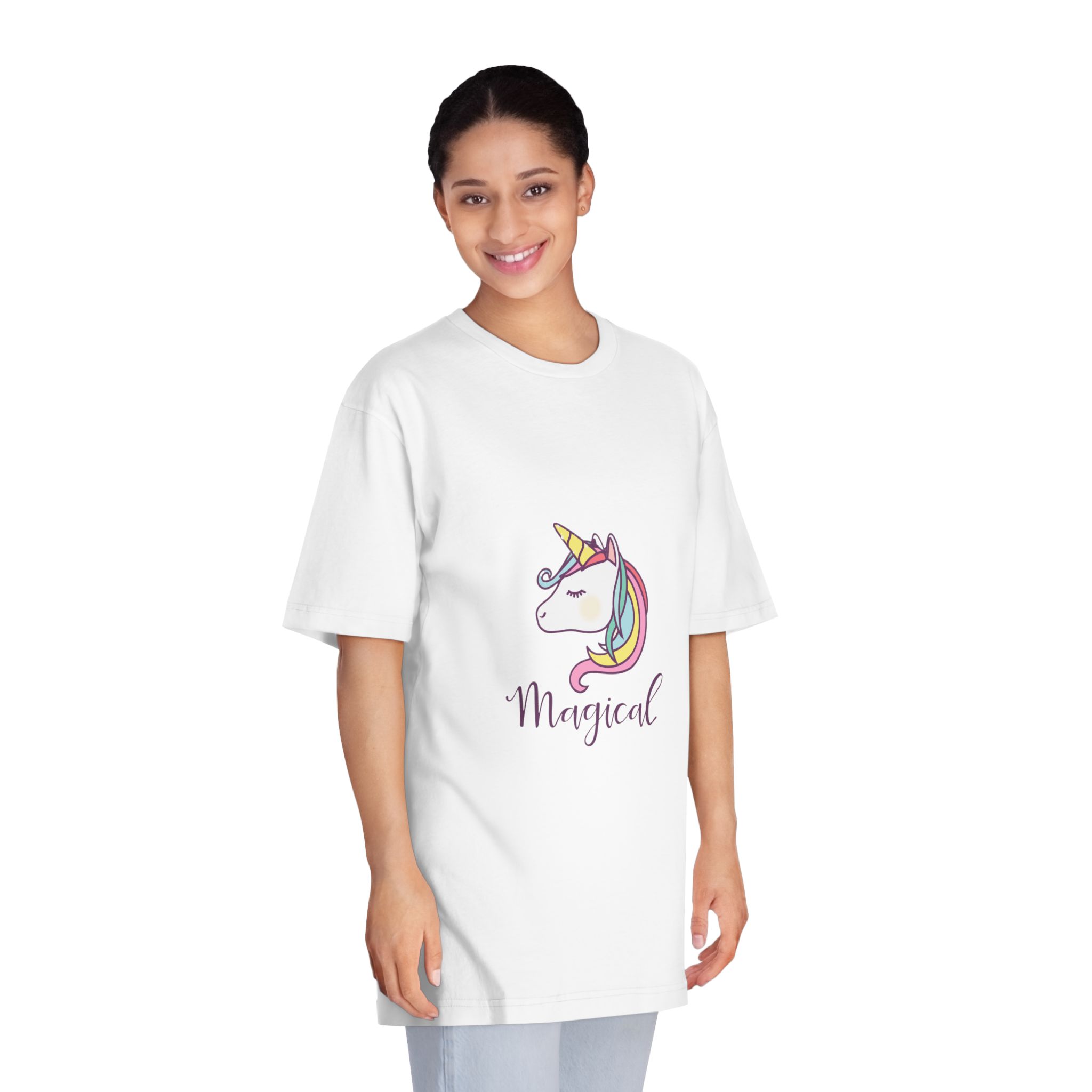 Unicorns 32 Unisex Classic Crewneck T Shirt - Image 3