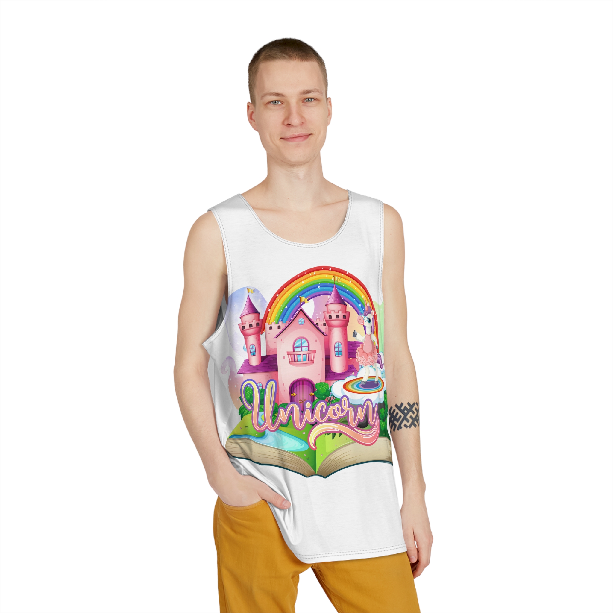 Unicorn V585 Mens Tank Aop - Image 3