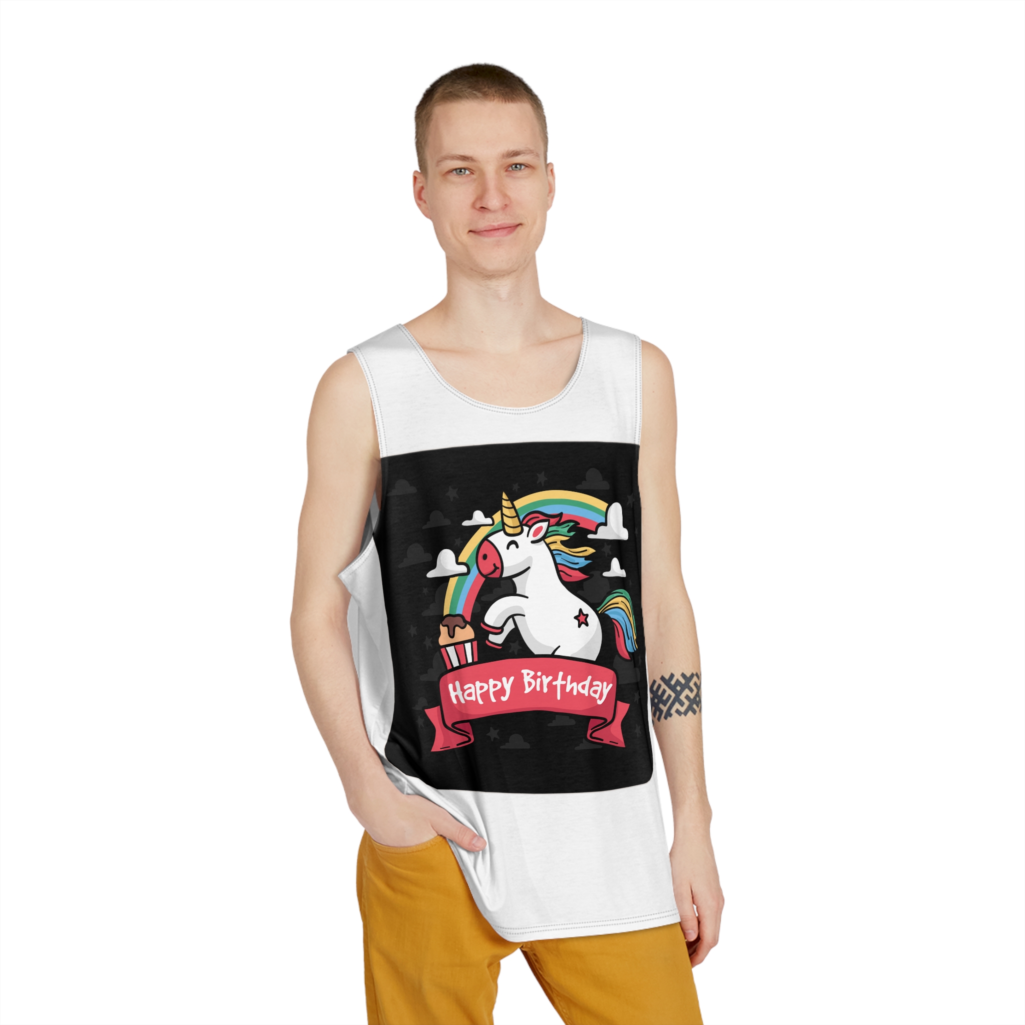 Unicorn V102 Mens Tank Aop - Image 3