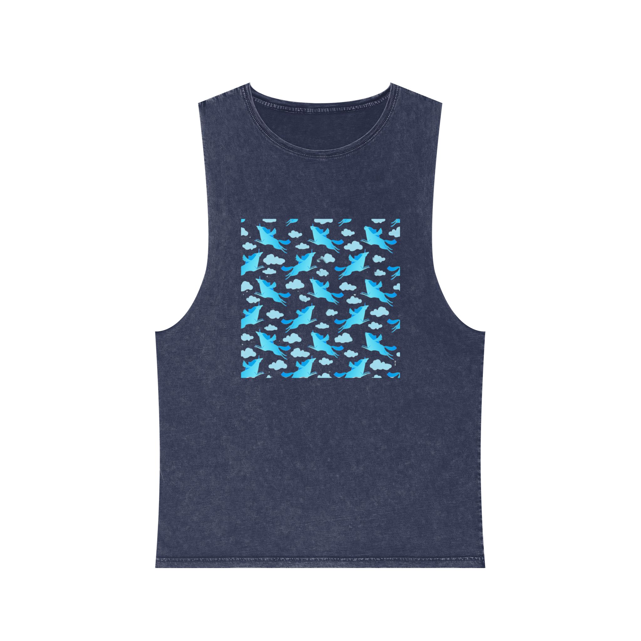 Unicorn V511 Unisex Stonewash Tank Top - Image 13