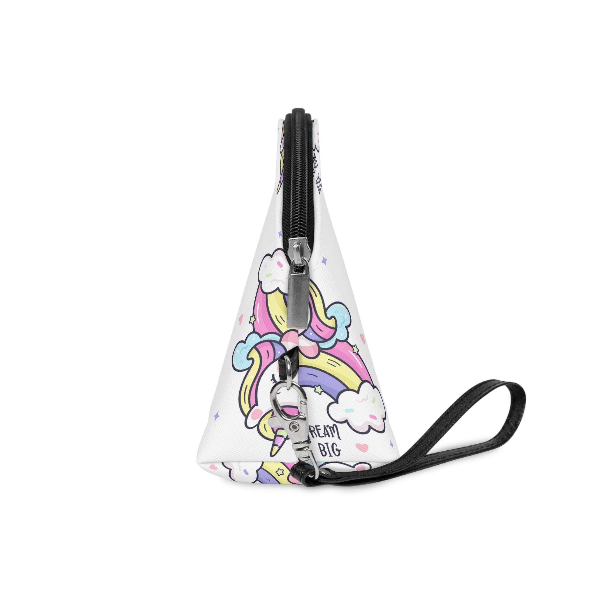 Cute Unicorn Rainbow Kawaii Animal Baby Cartoon Dream Big Makeup Bag - Image 3