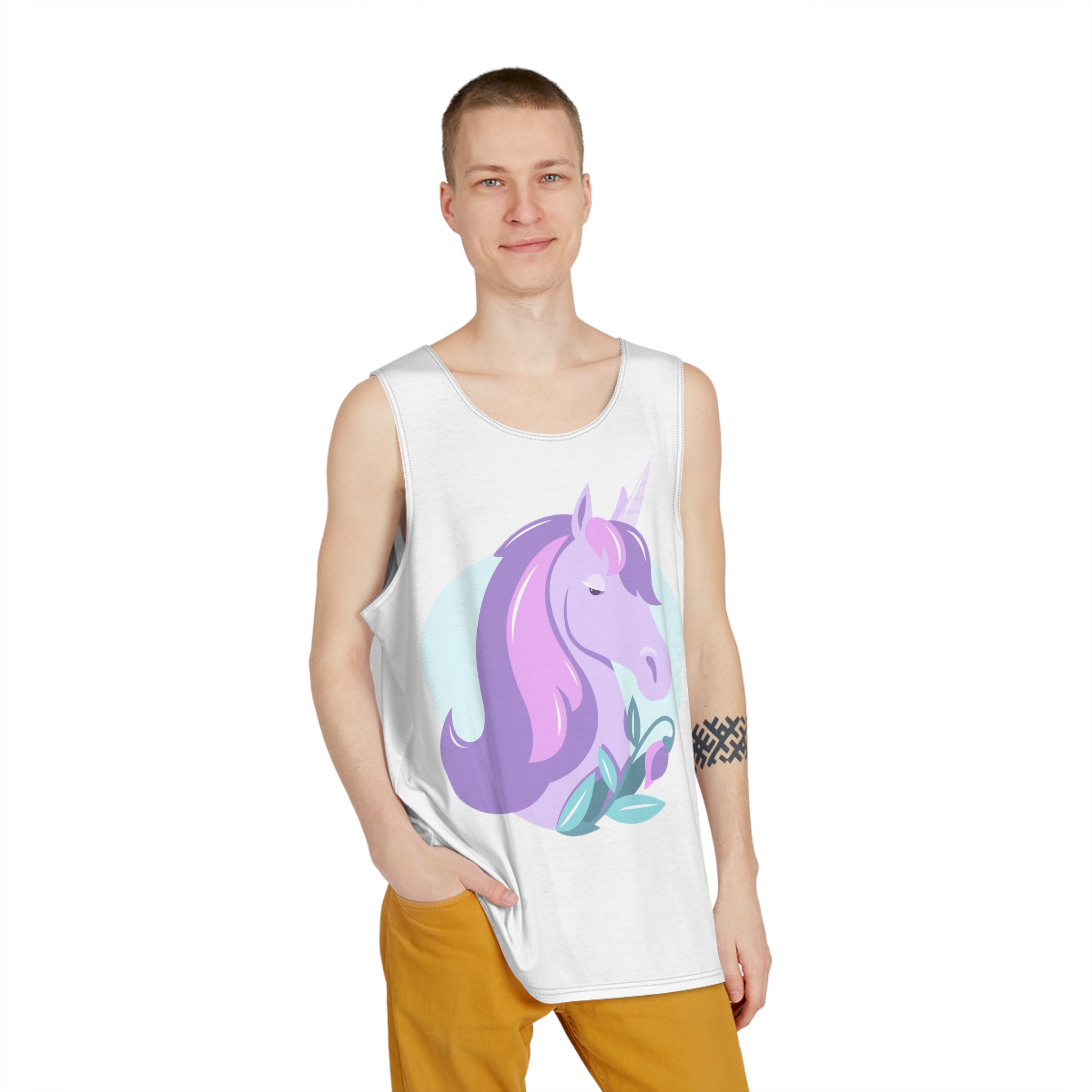 Unicorn V330 Mens Tank Aop - Image 3