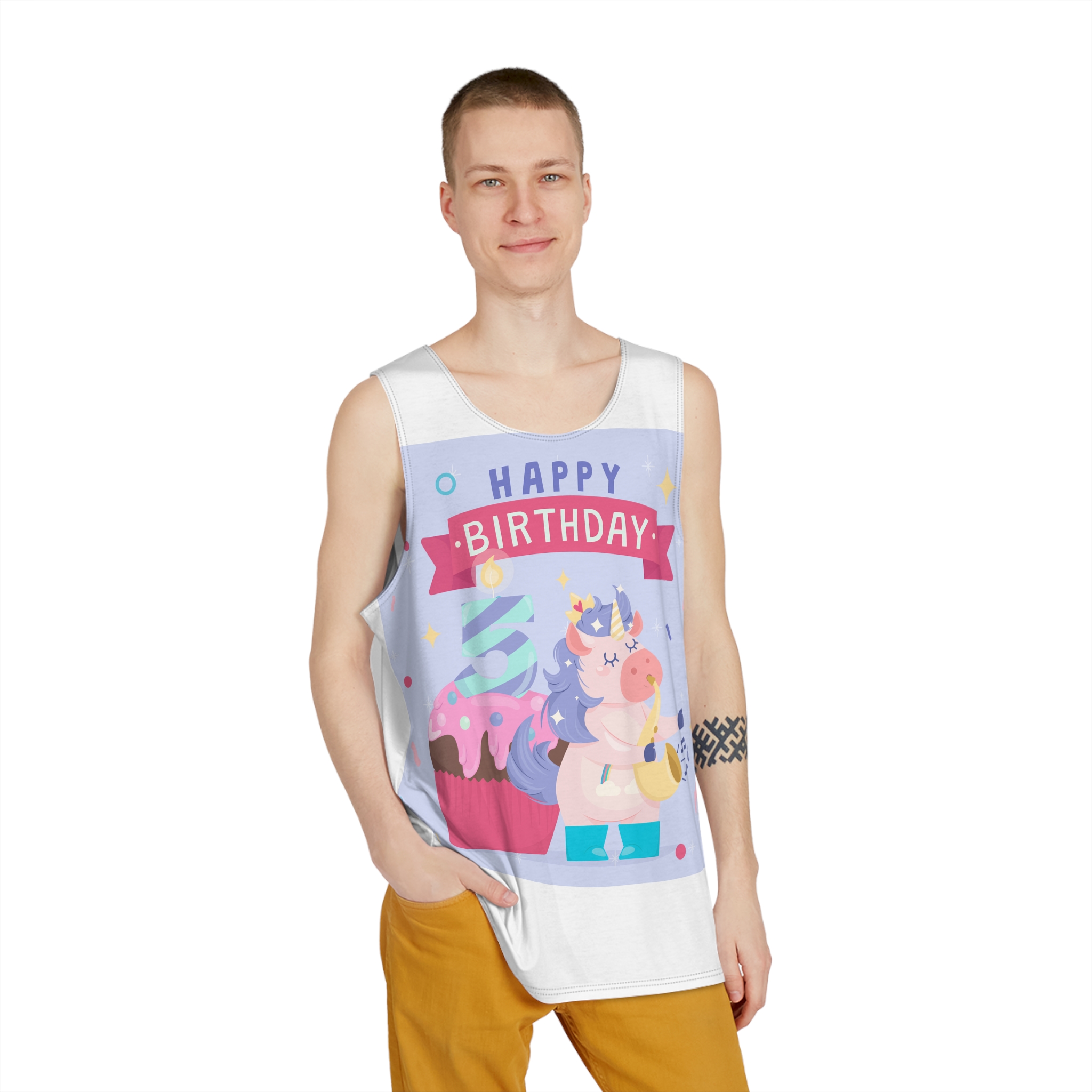 Unicorn V740 Mens Tank Aop - Image 3