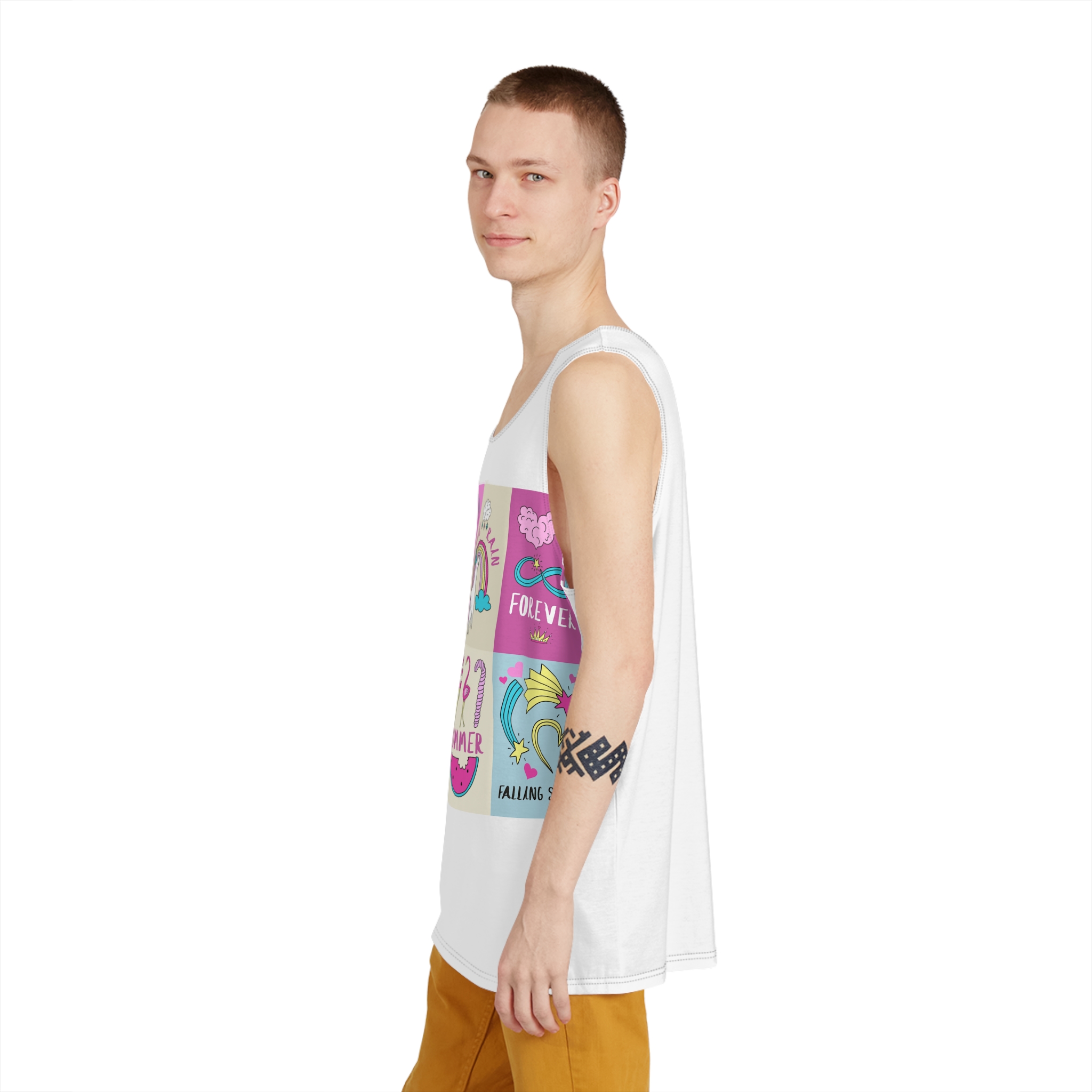 Unicorn V371 Mens Tank Aop