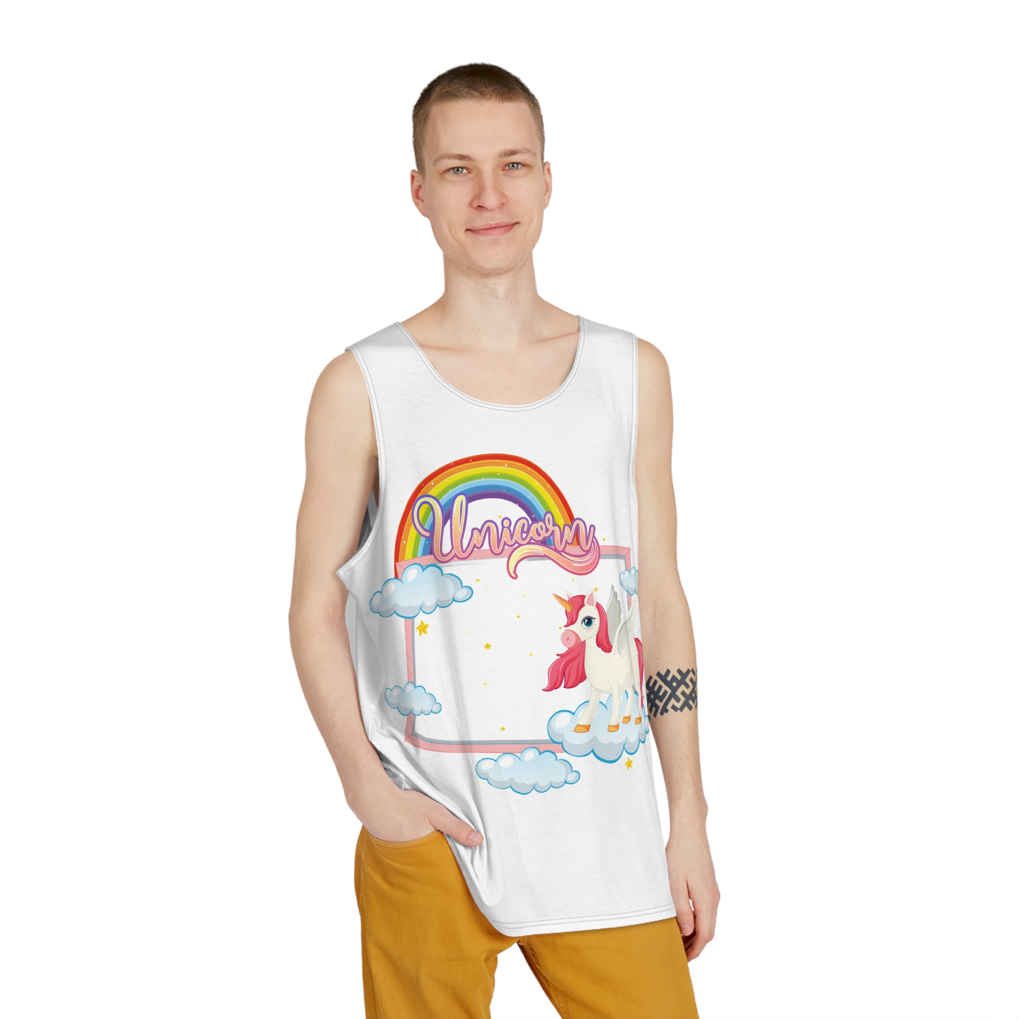 Unicorn V577 Mens Tank Aop - Image 3