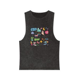 Unicorn V147 Unisex Stonewash Tank Top