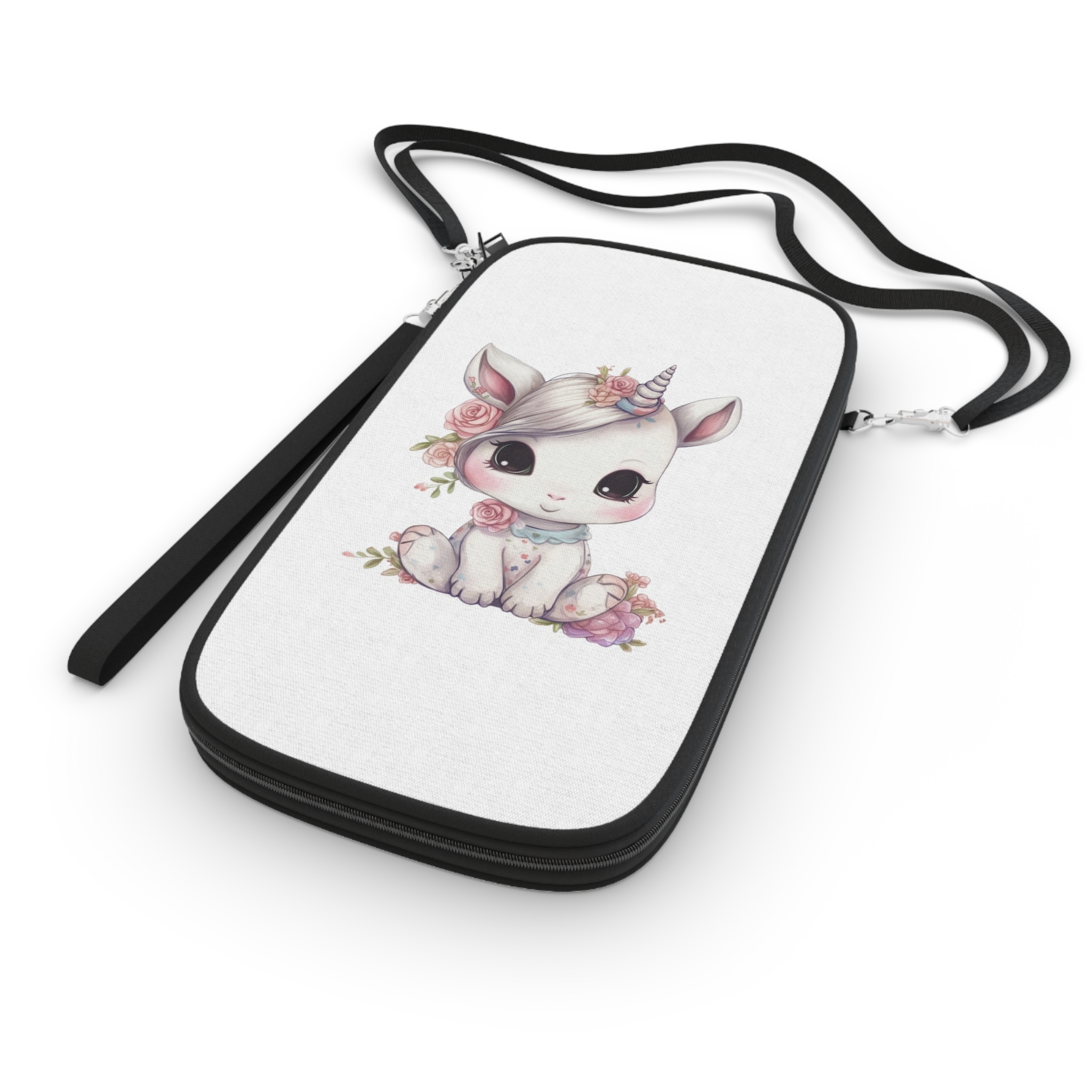 Cute Baby Unicorn Sublimation Passport Wallet - Image 3