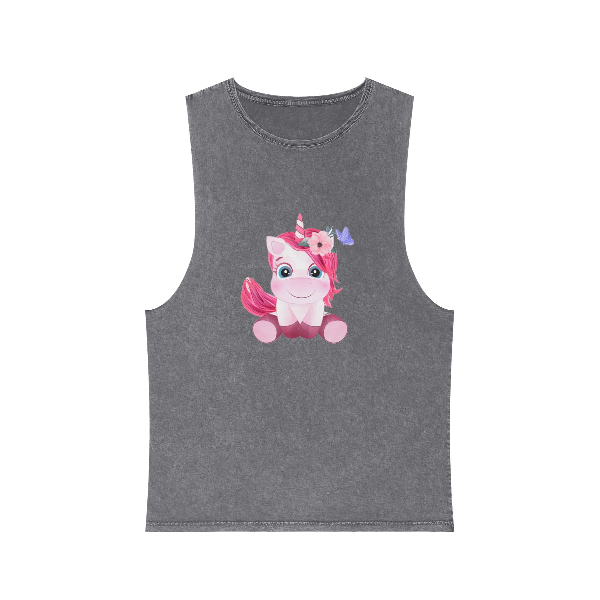 Unicorn V424 Unisex Stonewash Tank Top - Image 9
