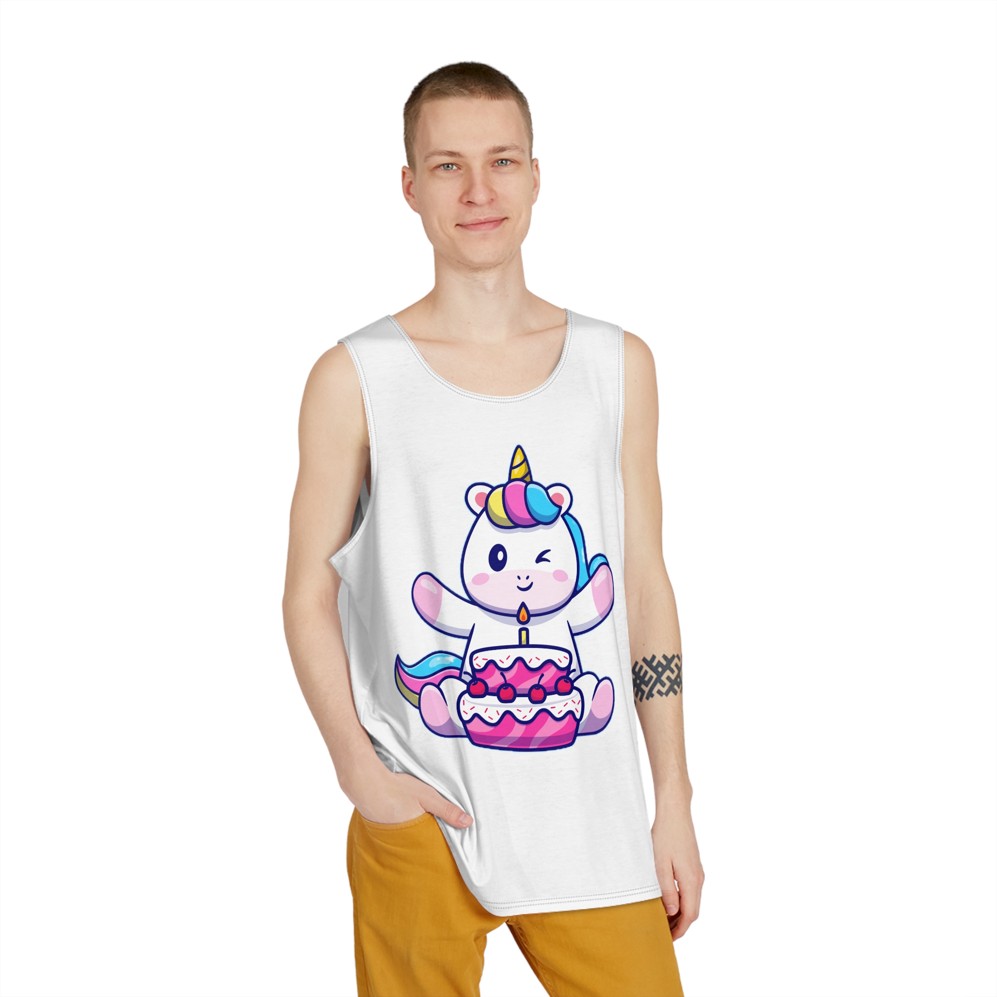 Unicorn V605 Mens Tank Aop - Image 3