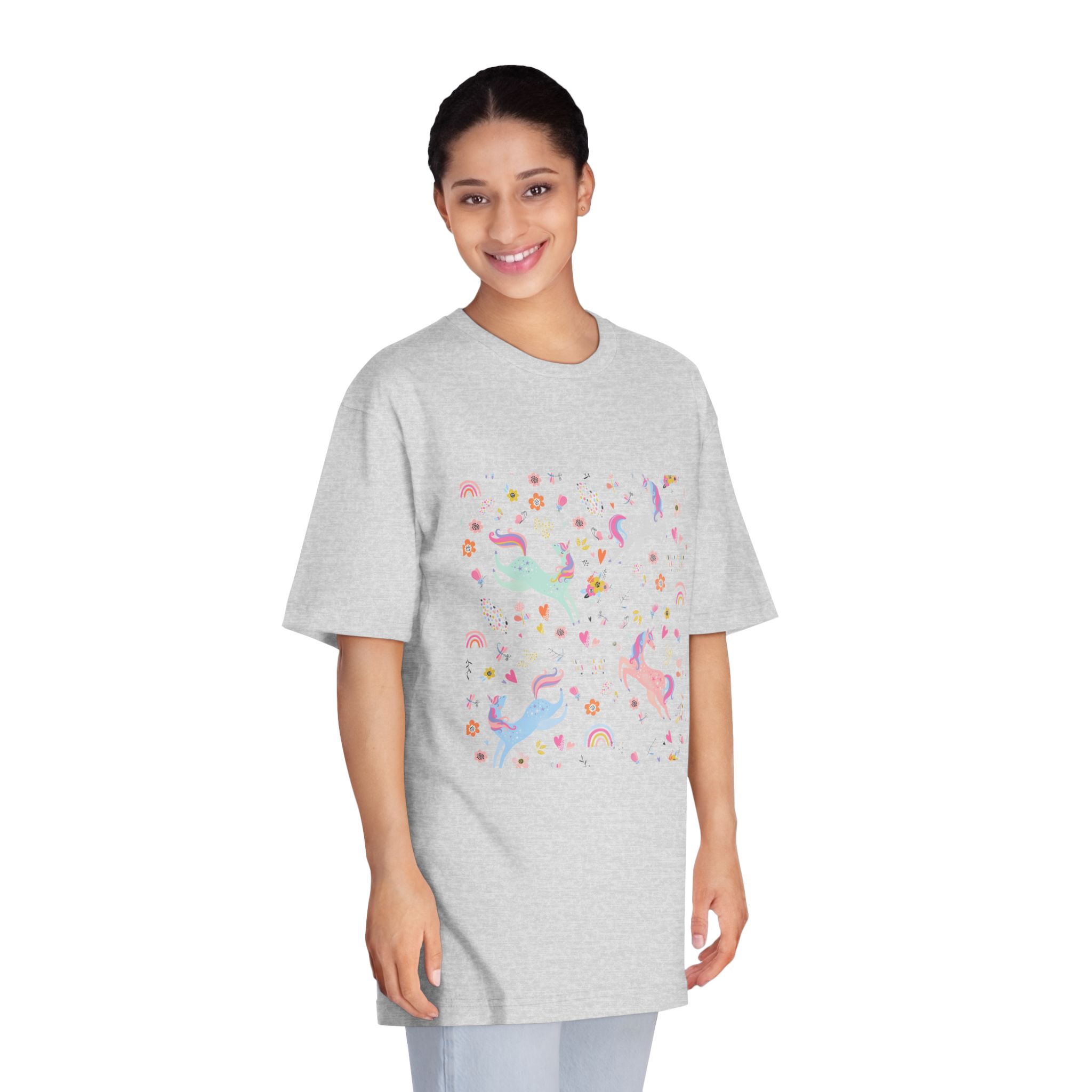 Unicorn V529 Unisex Classic Crewneck T Shirt - Image 15