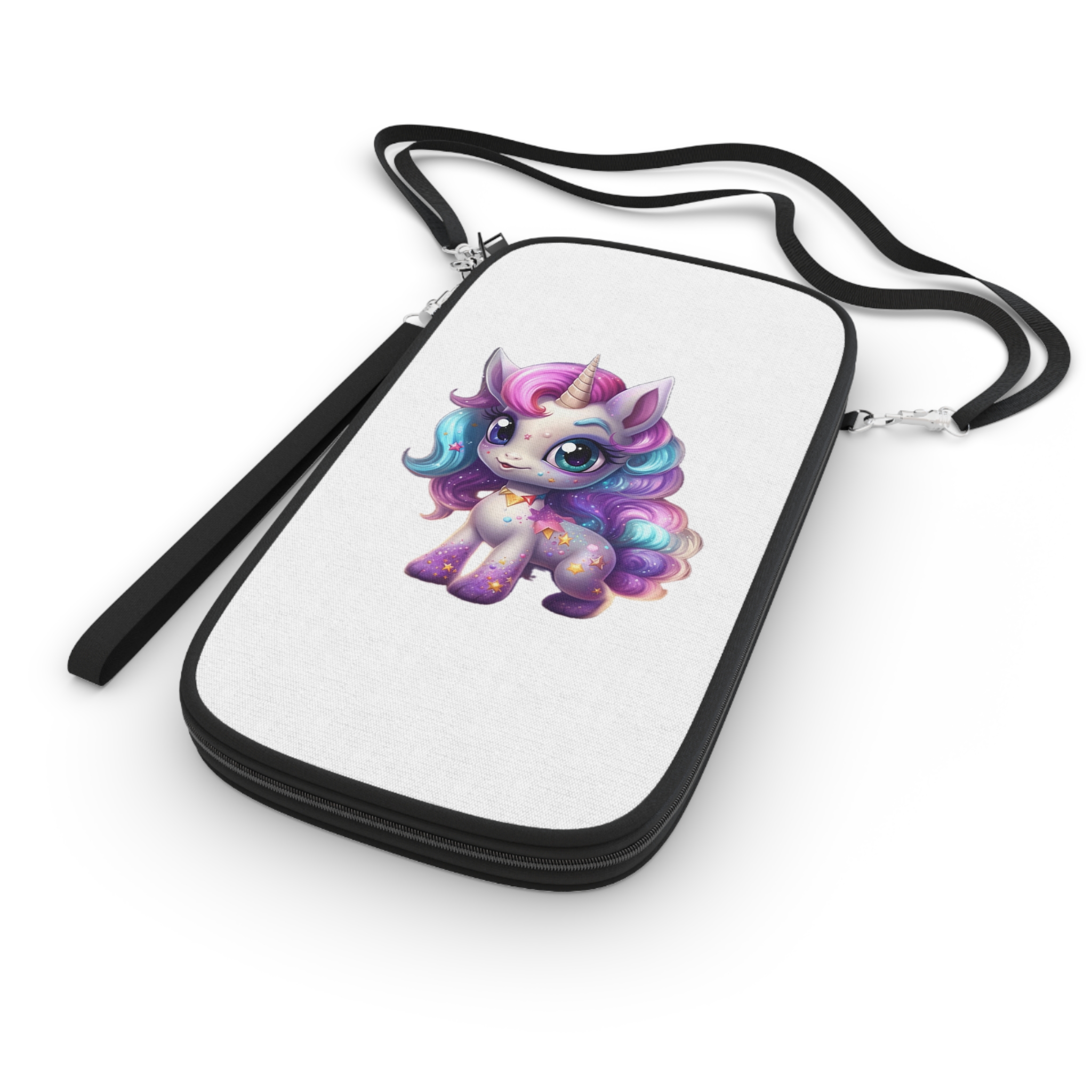 Beautiful Cute Baby Unicorn (1) Passport Wallet - Image 3