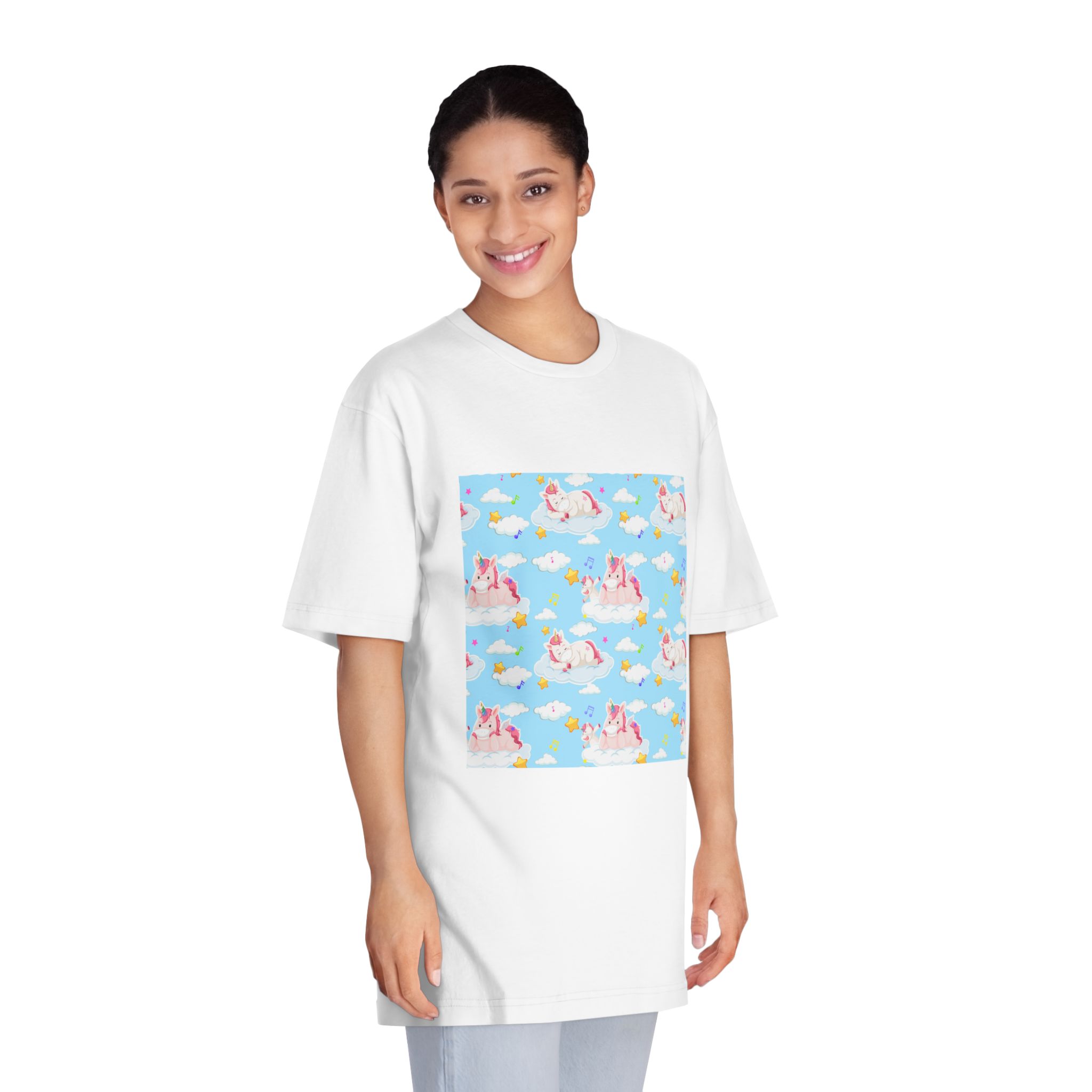 Unicorn V593 Unisex Classic Crewneck T Shirt - Image 3