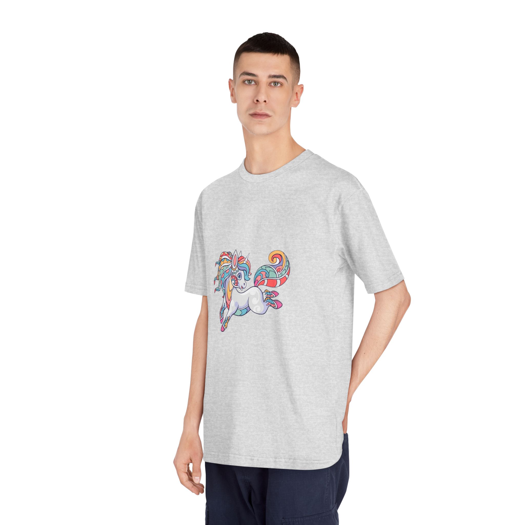 Unicorn V871 Unisex Classic Crewneck T Shirt - Image 16