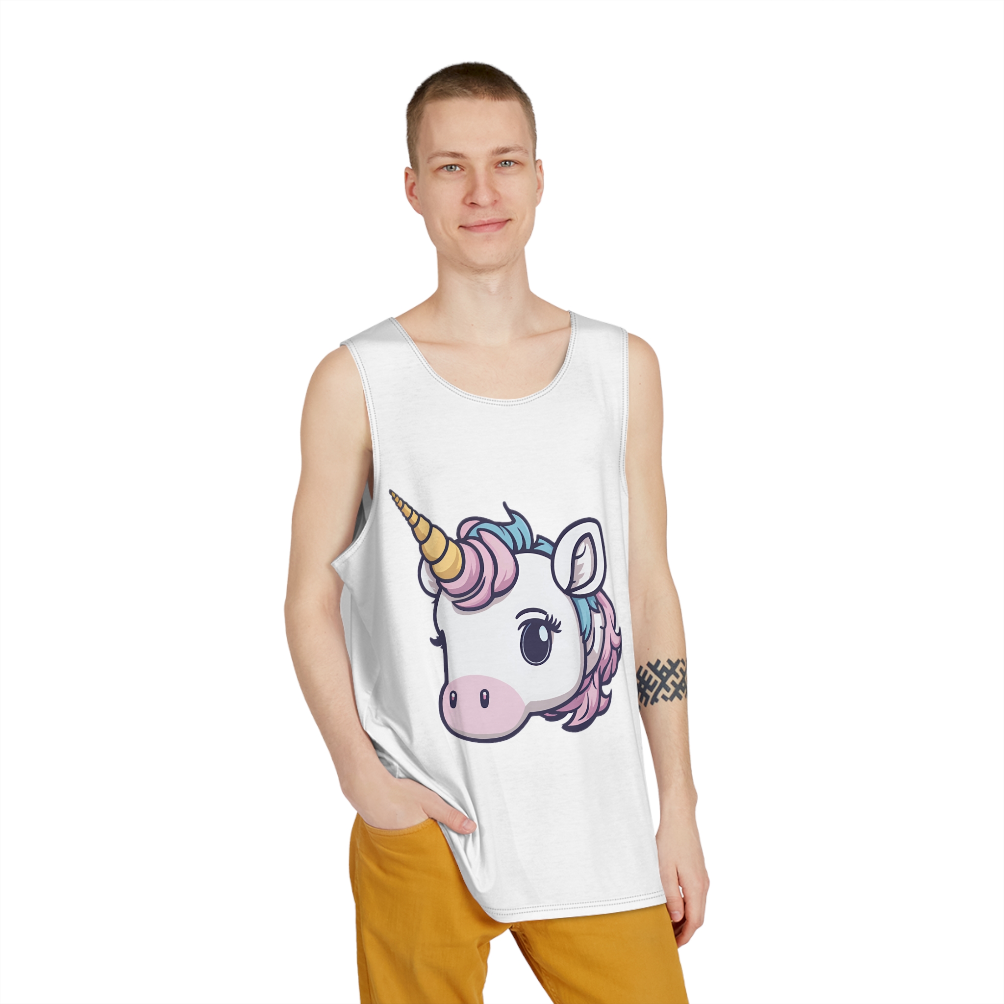 Unicorn V919 Mens Tank Aop - Image 3