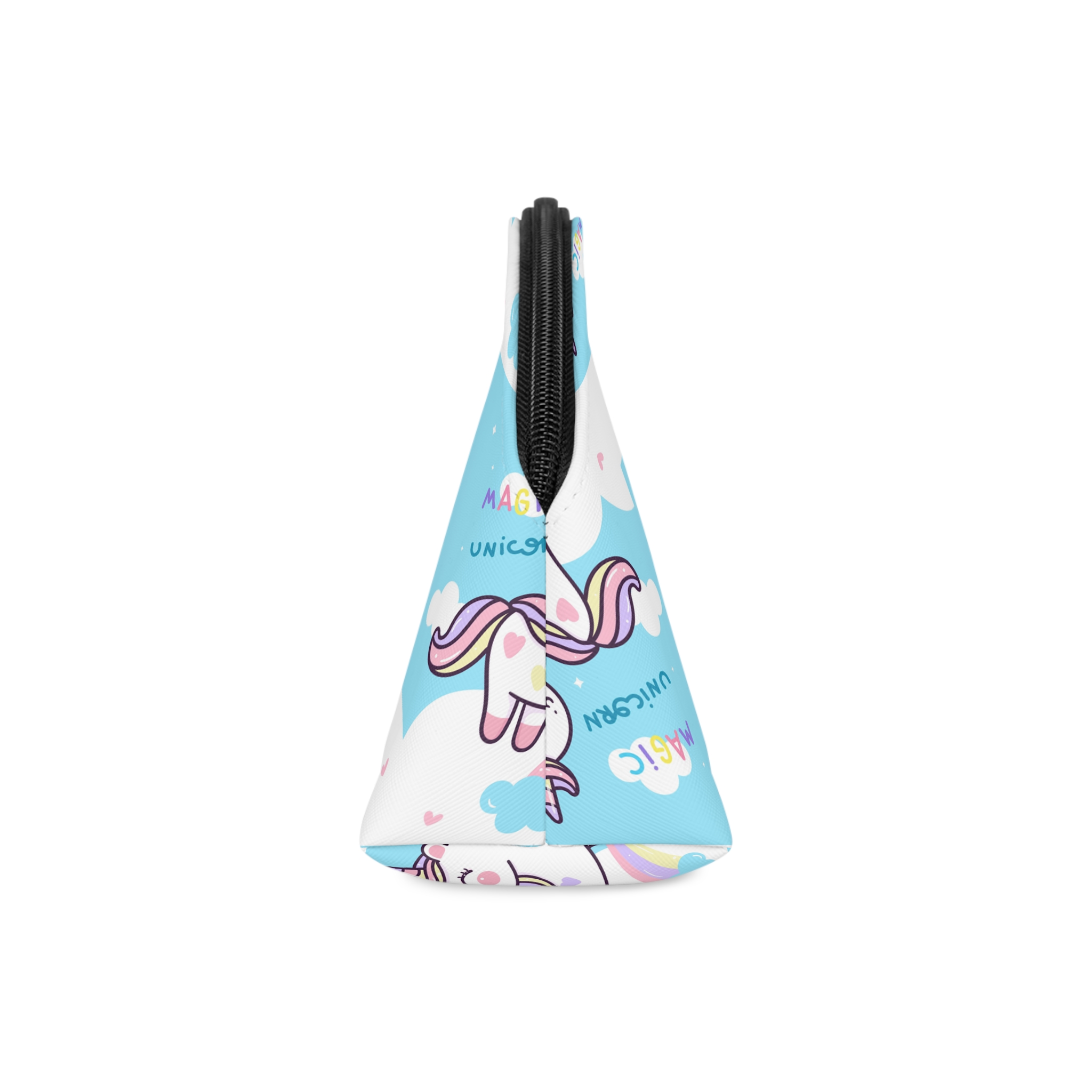 Unicorn Fly With Rainbow Kawaii Animal Makeup Bag - Image 4
