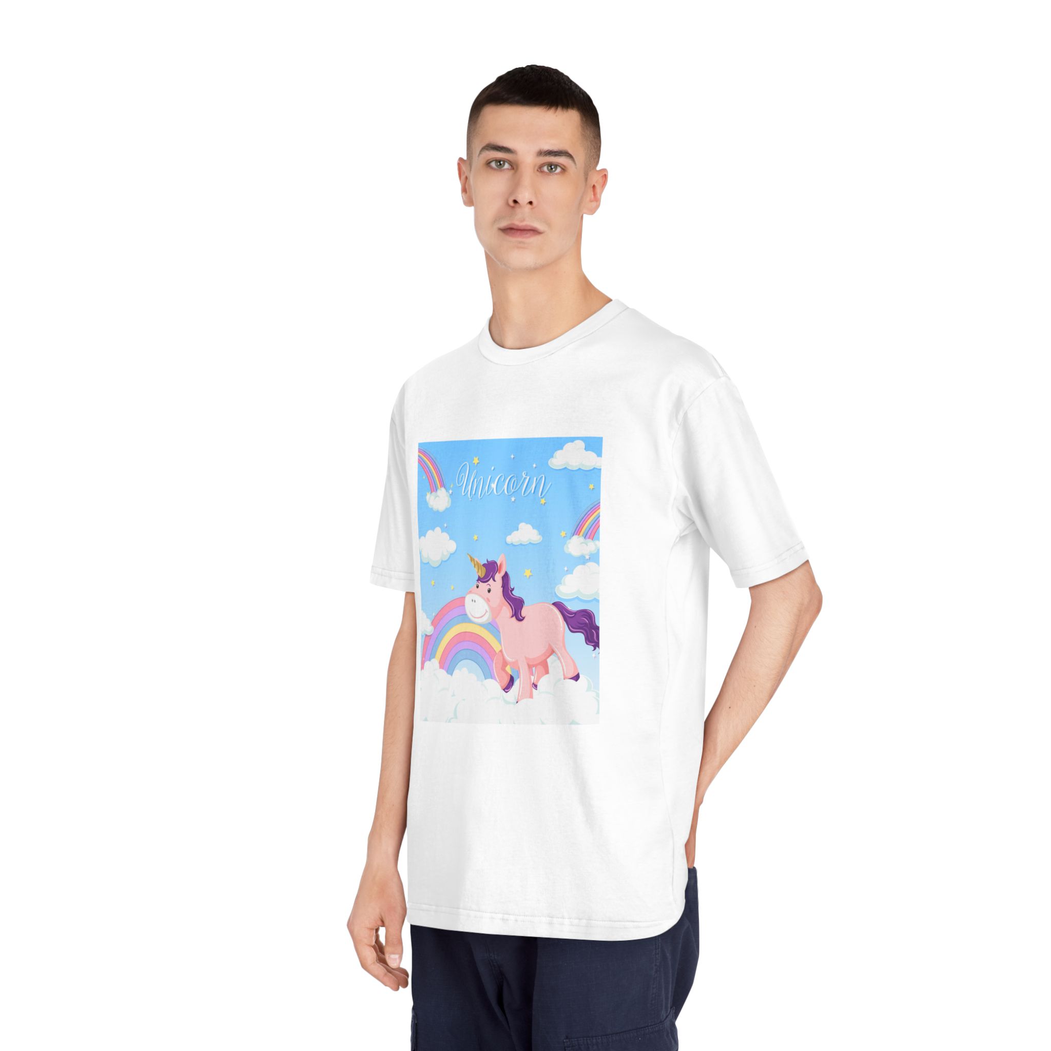 Unicorn V575 Unisex Classic Crewneck T Shirt - Image 4