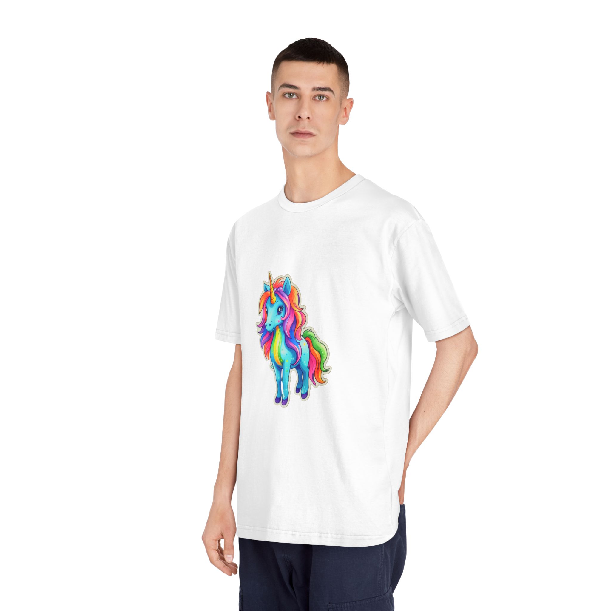 Unicorns 318 Unisex Classic Crewneck T Shirt - Image 4
