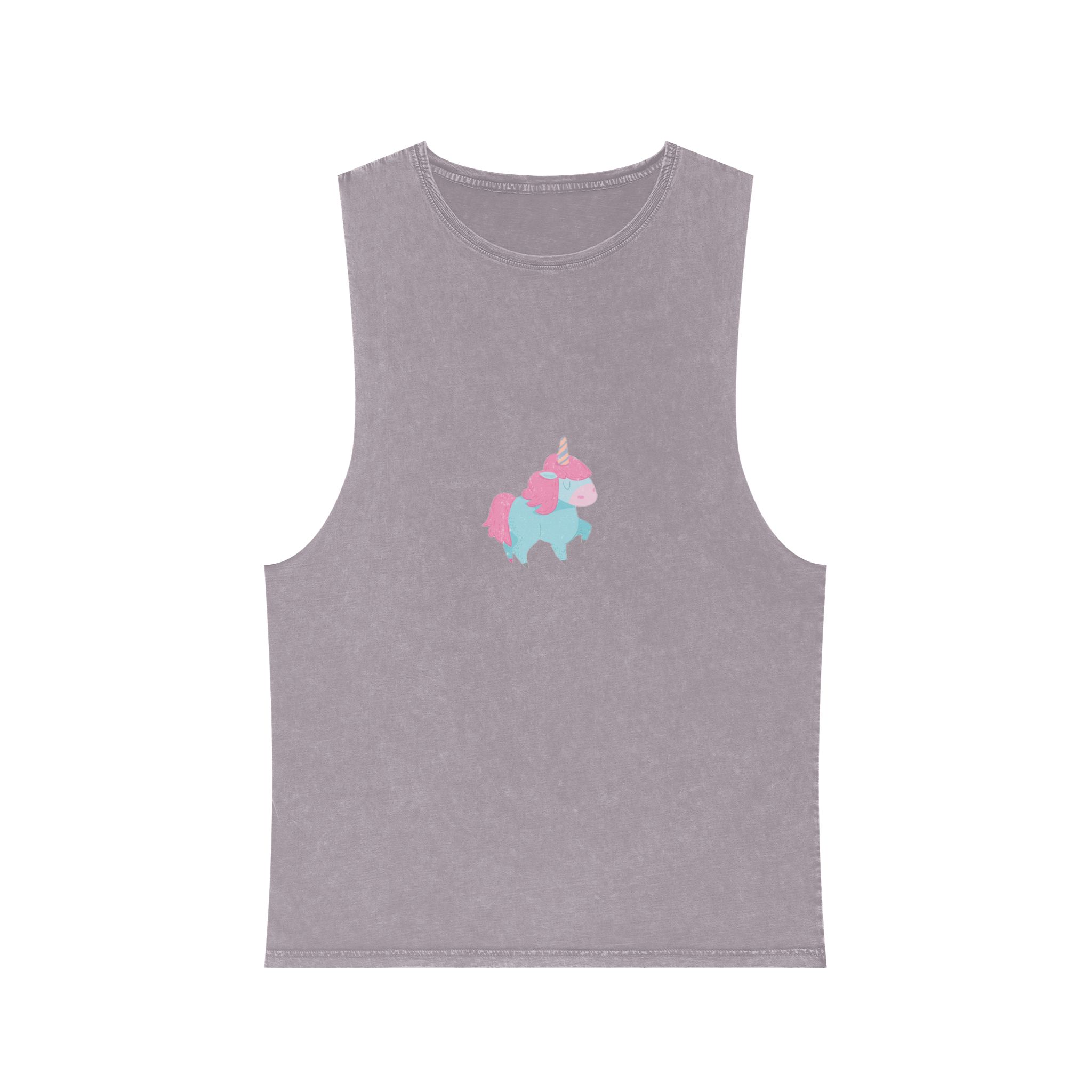 Unicorn V81 Unisex Stonewash Tank Top - Image 17