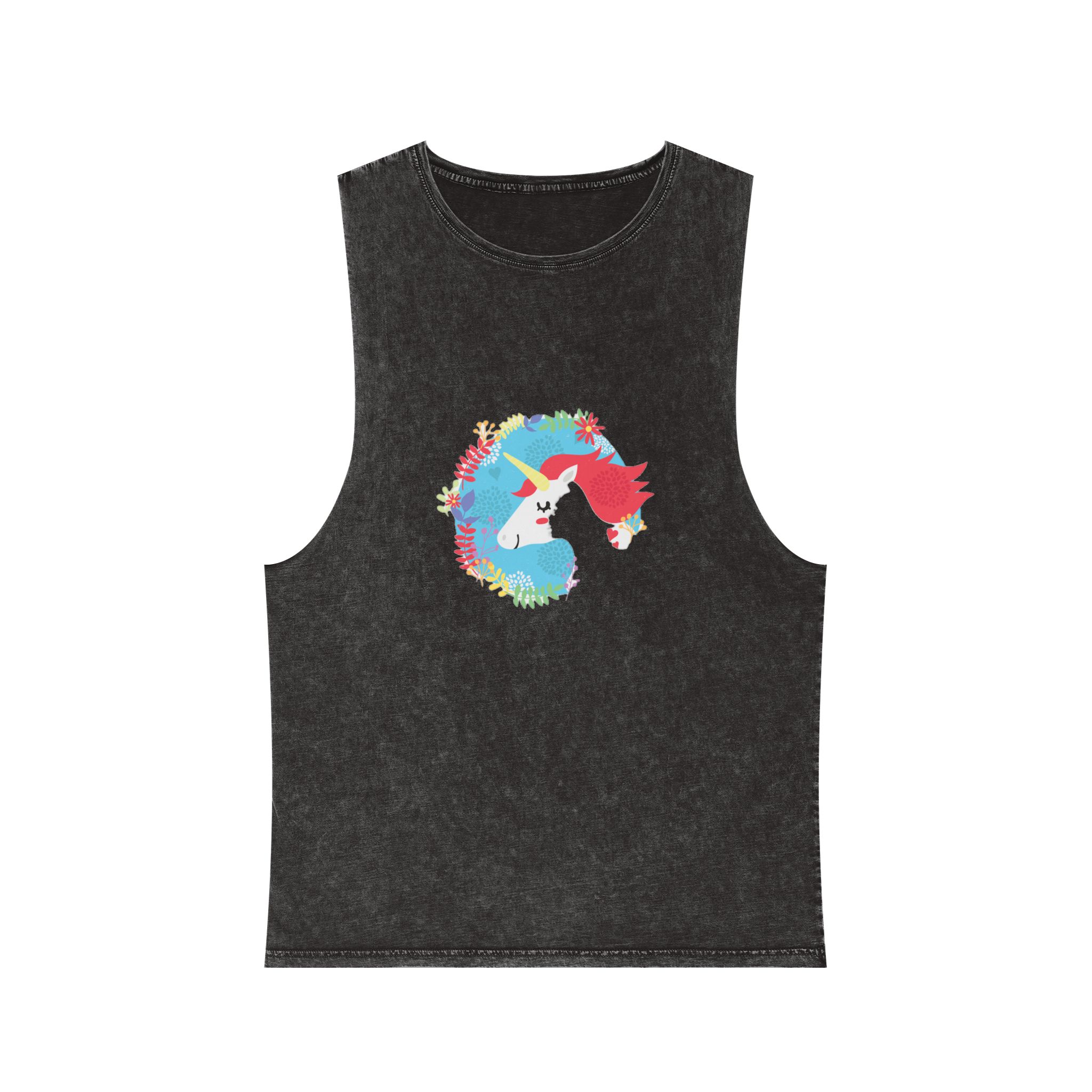 Unicorn V62 Unisex Stonewash Tank Top