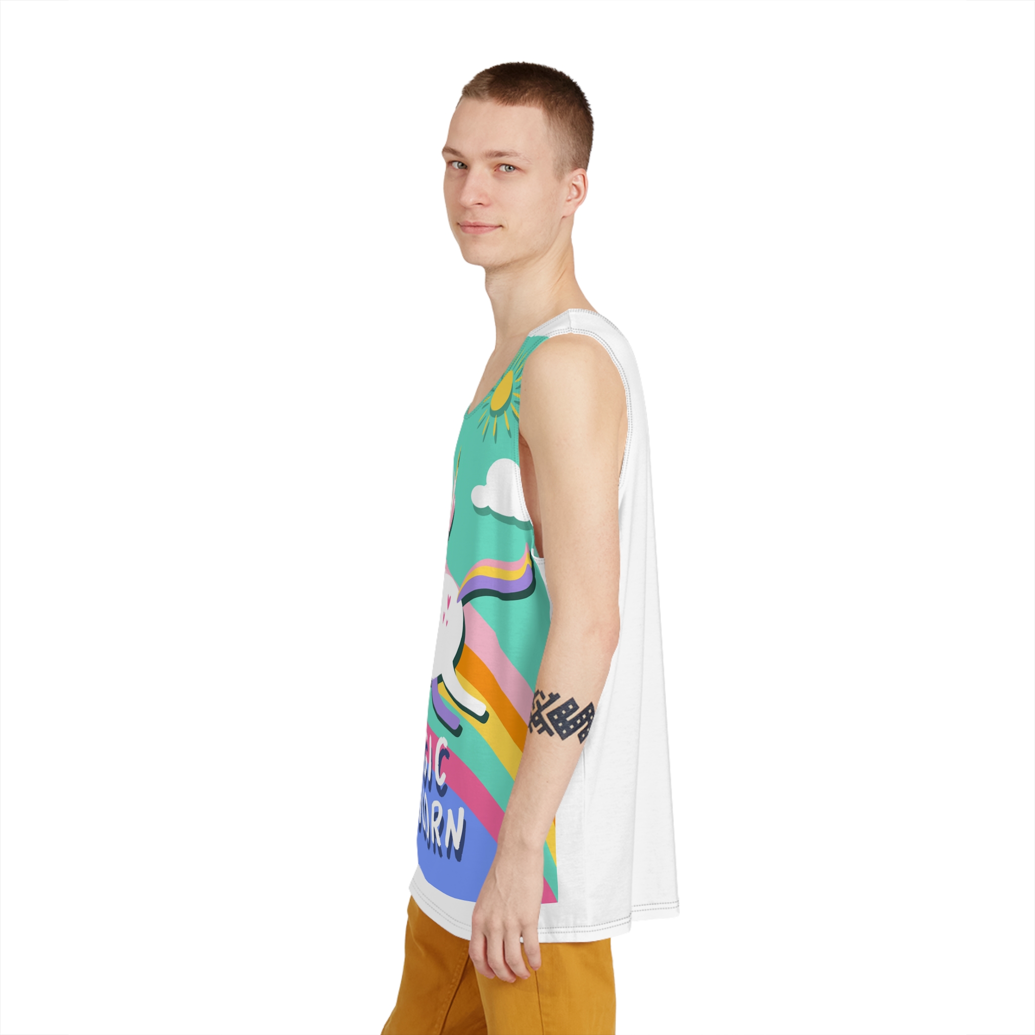 Unicorn V785 Mens Tank Aop