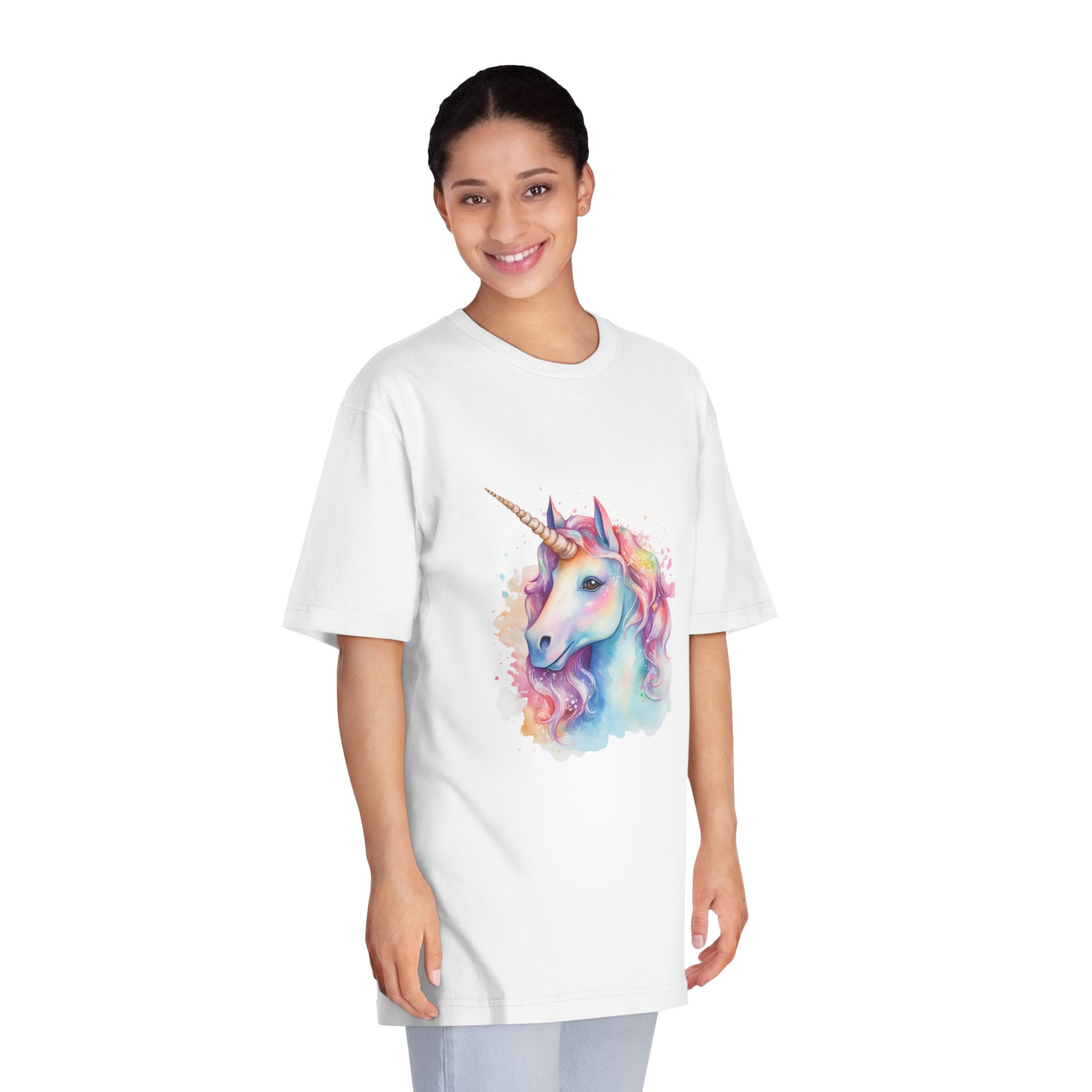 Unicorns 419 Unisex Classic Crewneck T Shirt - Image 3