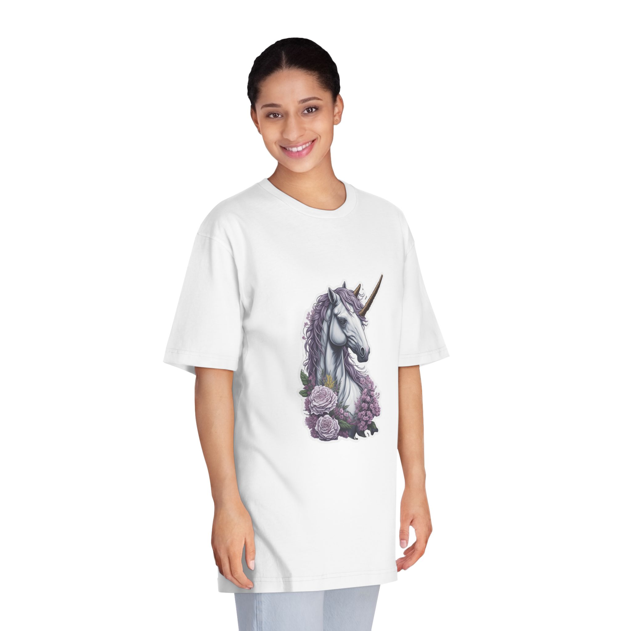 Unicorns 265 Unisex Classic Crewneck T Shirt - Image 3