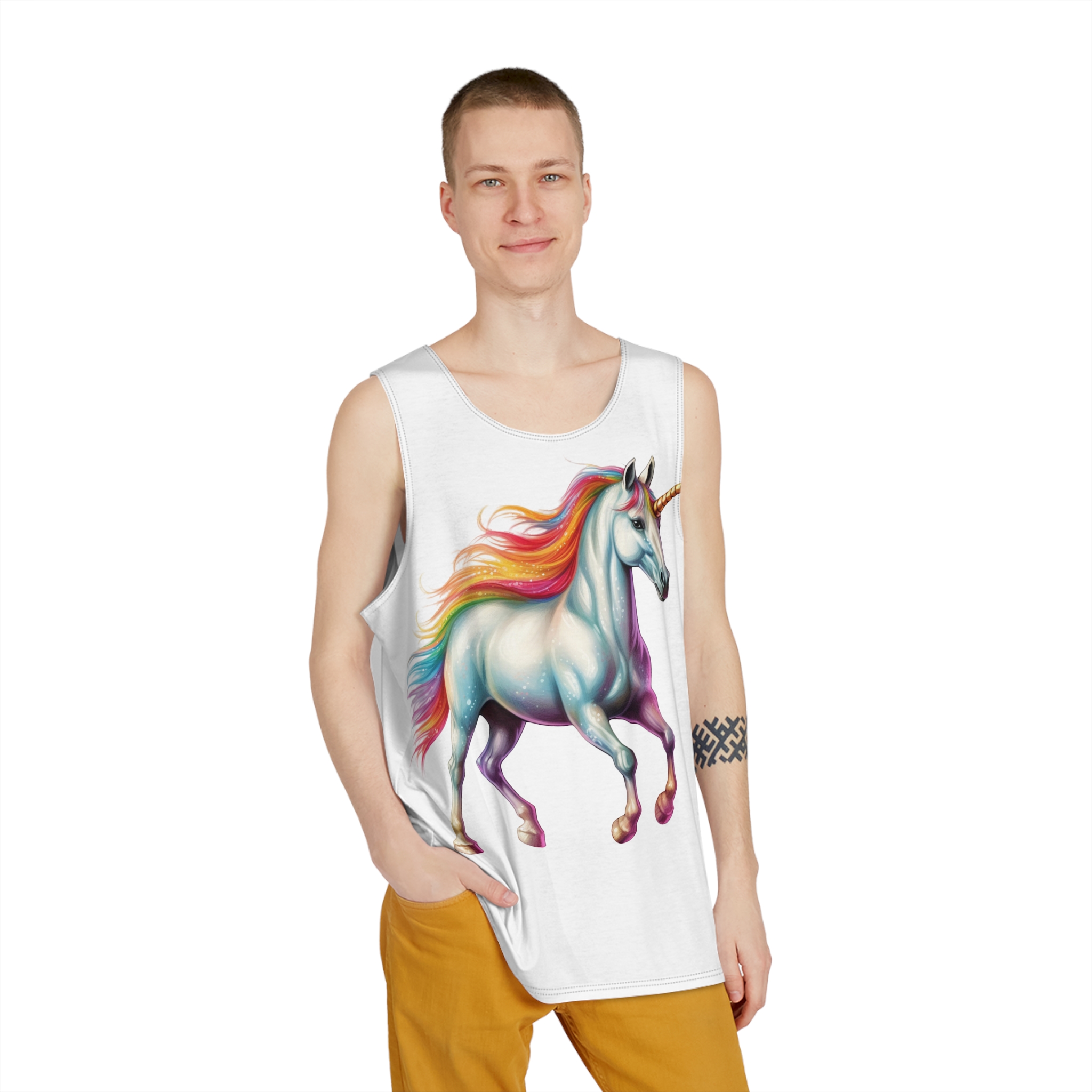 Unicorns 336 Mens Tank Aop - Image 3