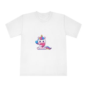 Cute Unicorn Heart Unisex Classic Crewneck T Shirt