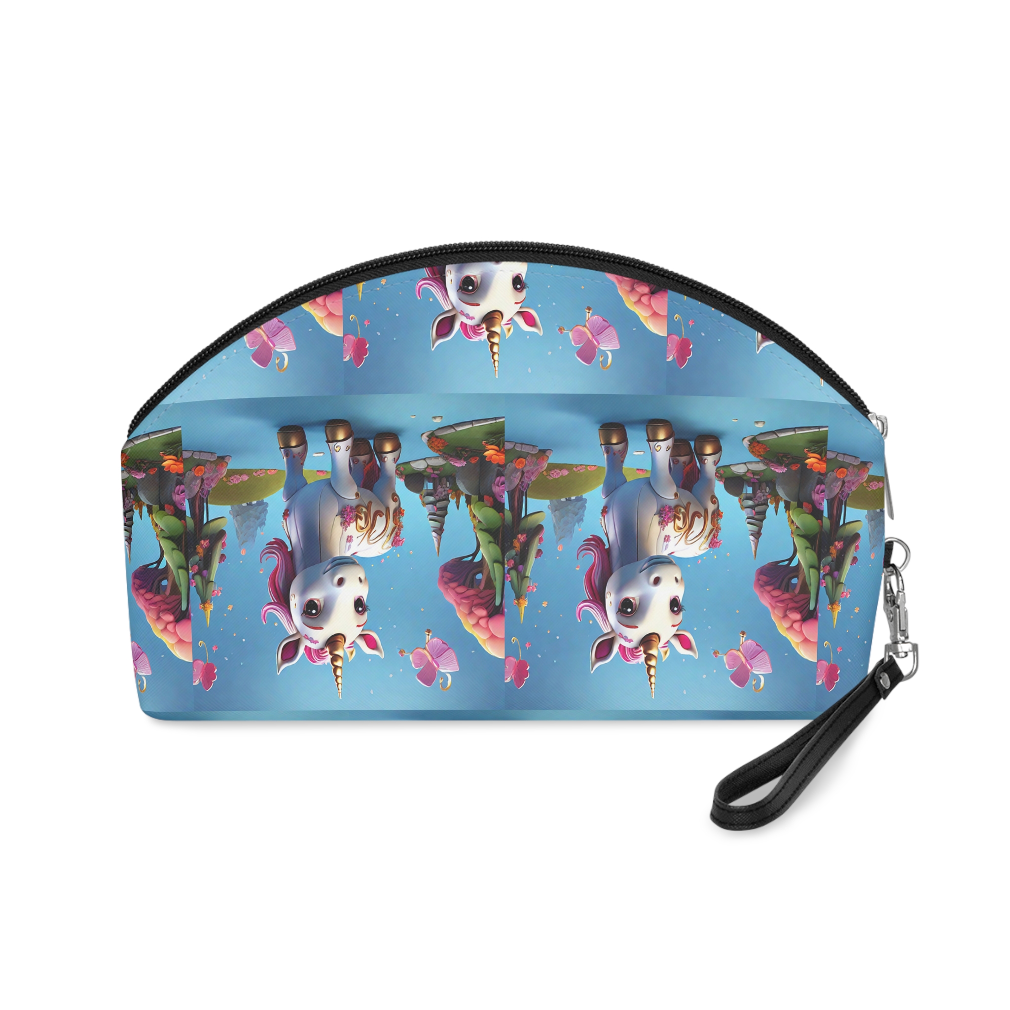 Animated Unicorn Children Generated By Ai (19) Makeup Bag - Image 2