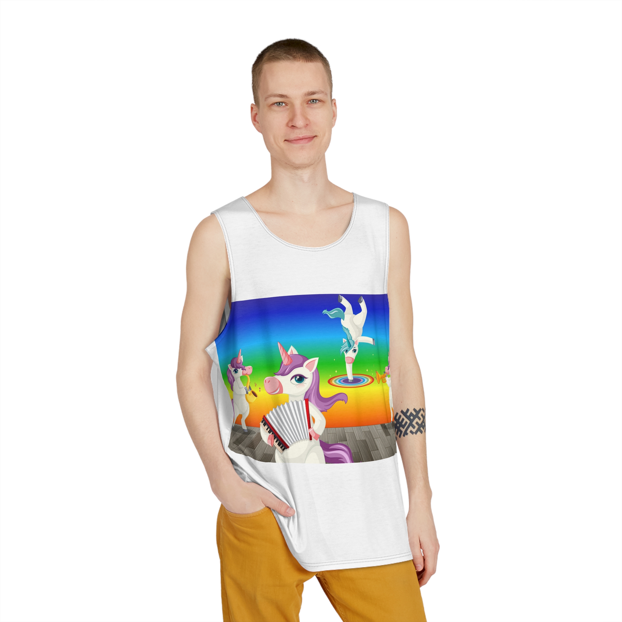 Unicorn V704 Mens Tank Aop - Image 3