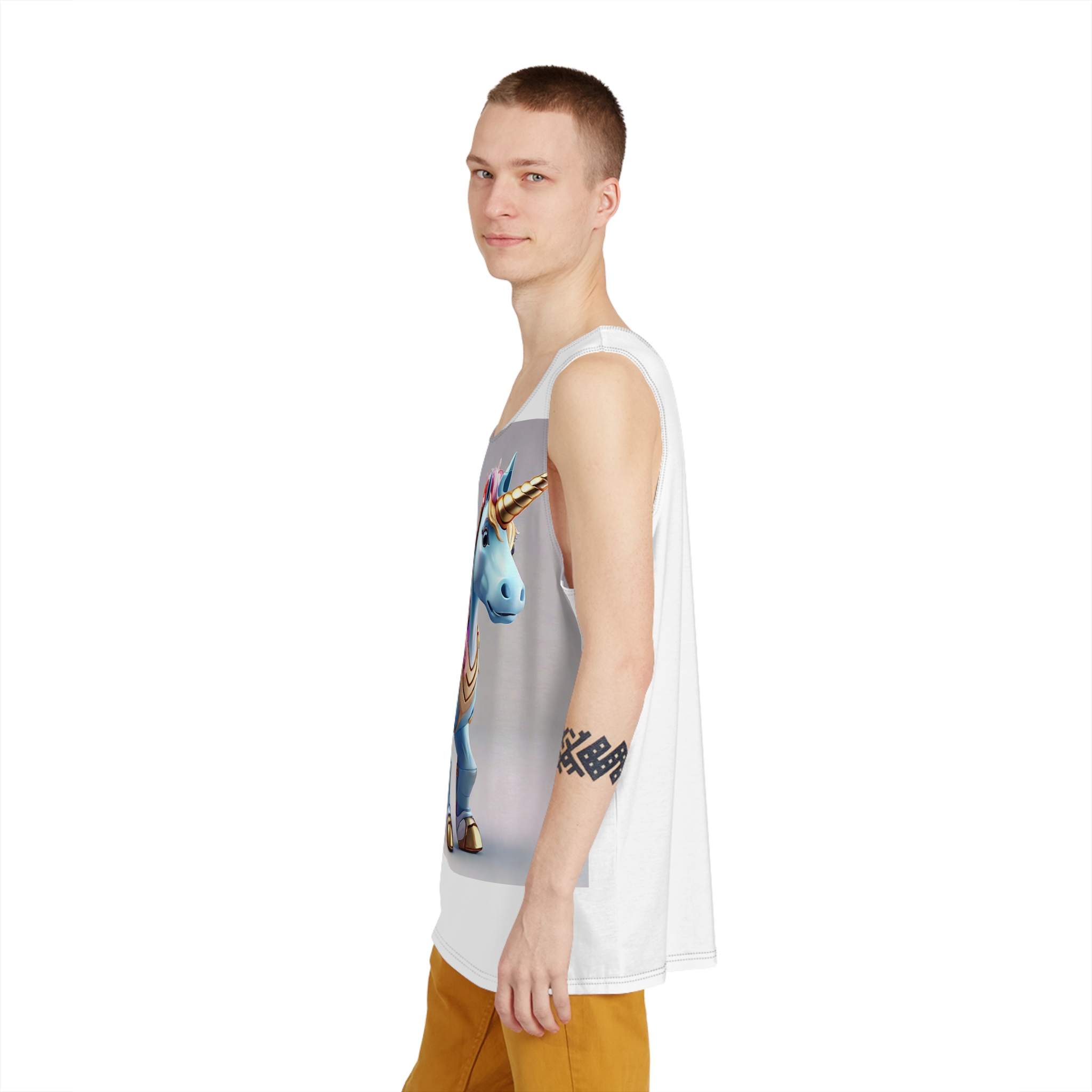 Animated Unicorn Children Generated By Ai (1) Mens Tank Aop
