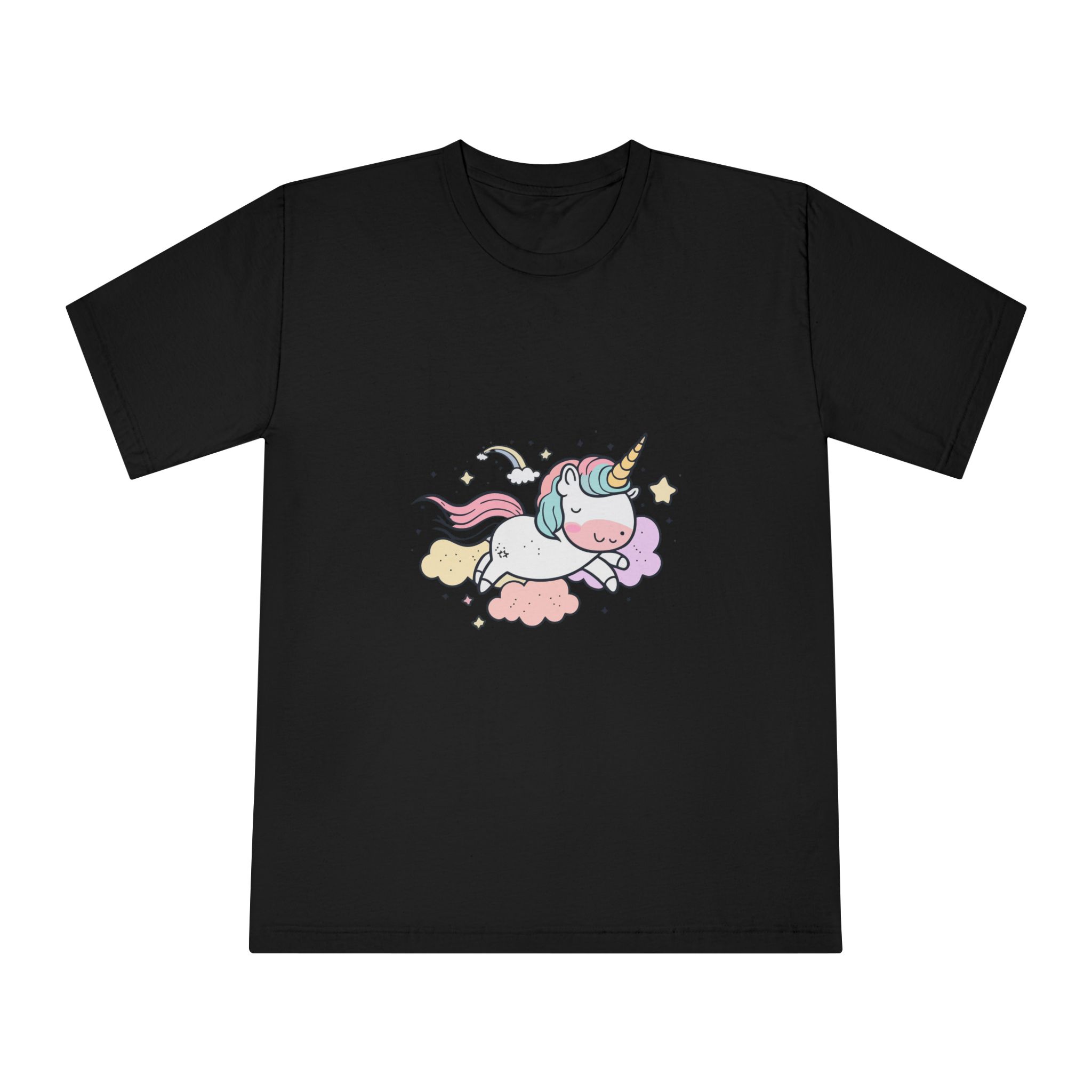 Unicorn Kawaii Vector Unisex Classic Crewneck T Shirt - Image 5