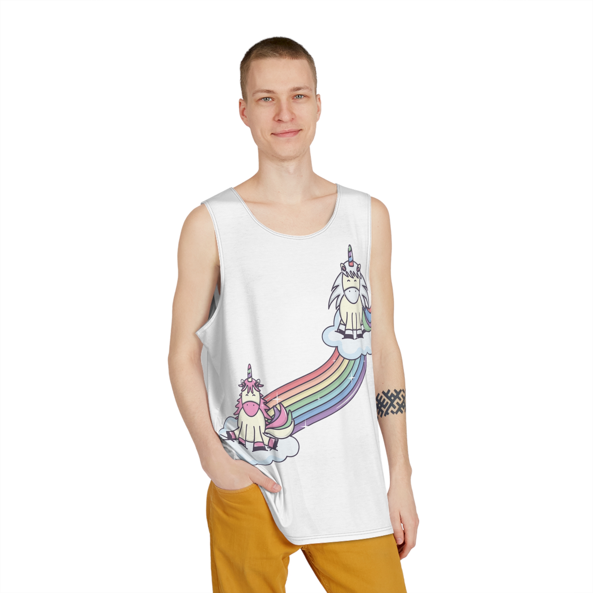 Unicorns 107 Mens Tank Aop - Image 3