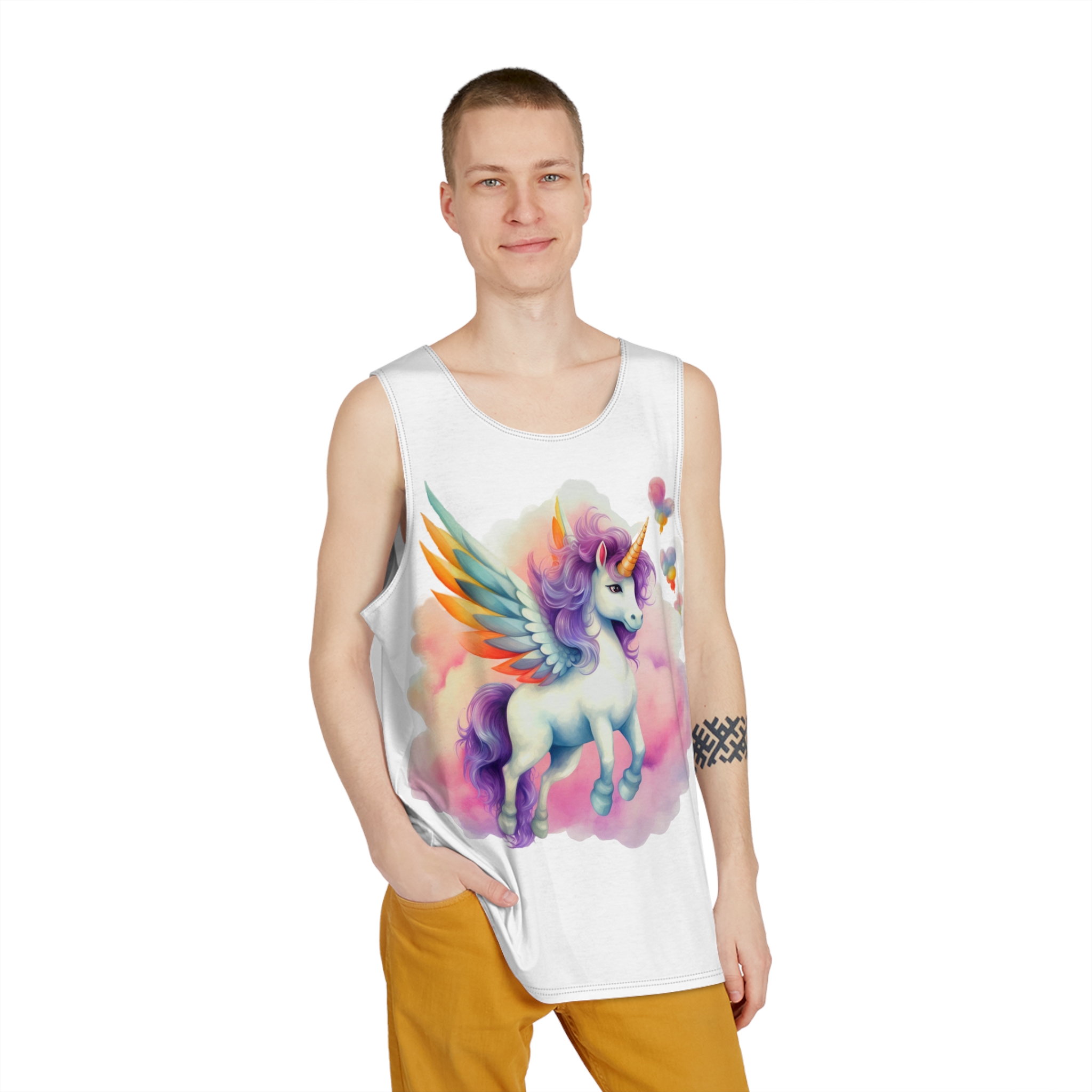 Unicorns 357 Mens Tank Aop - Image 3