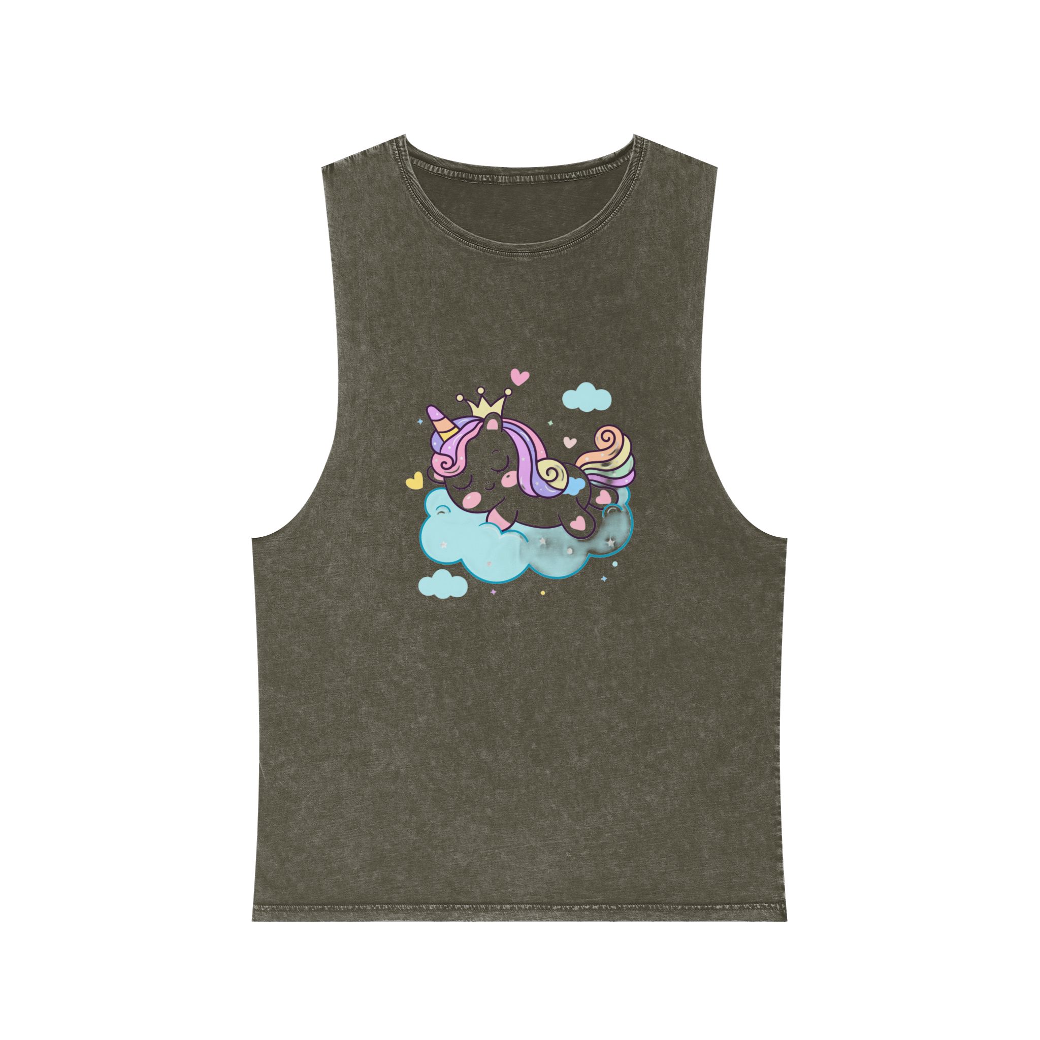 Unicorn V381 Unisex Stonewash Tank Top - Image 5